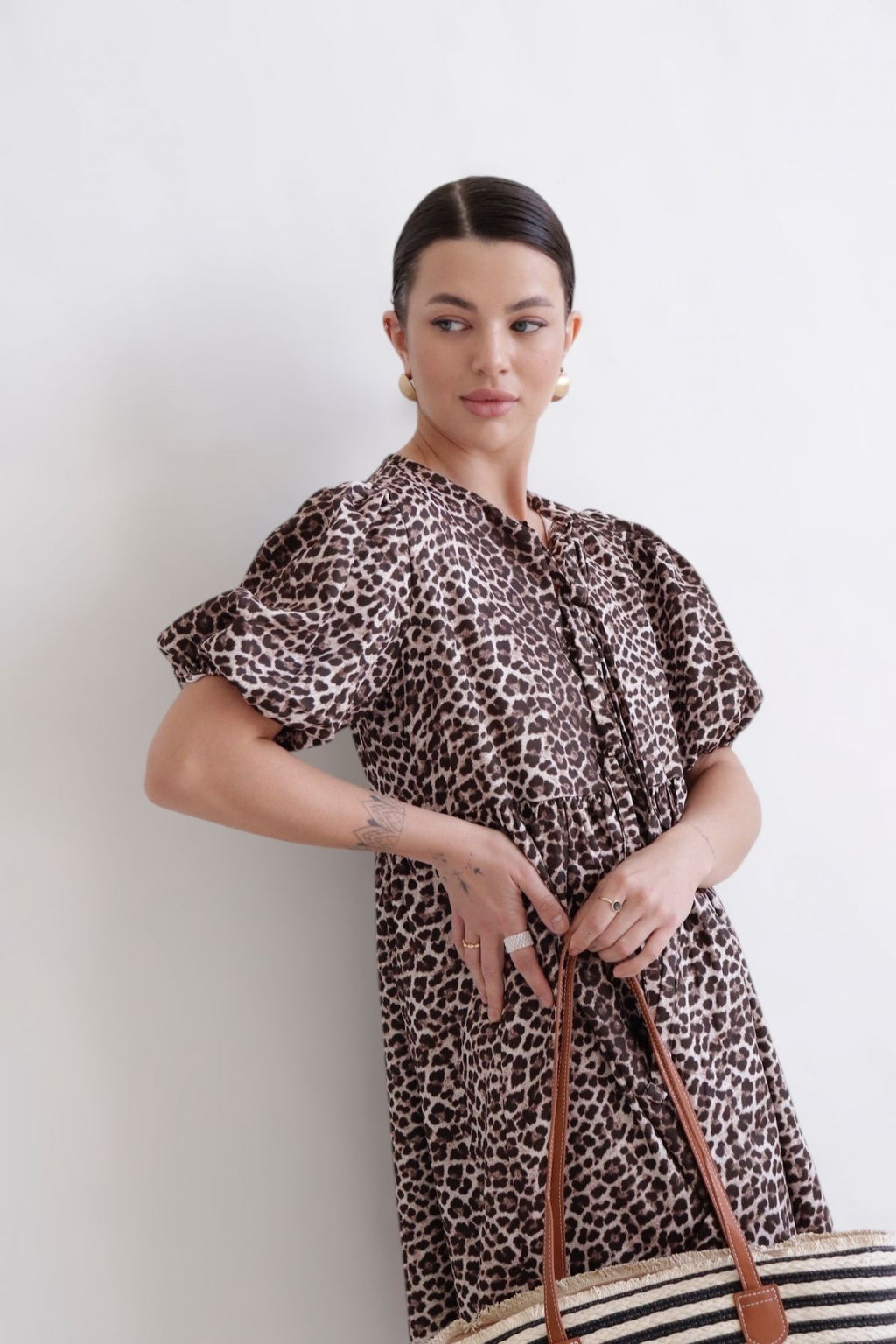 Martichelli Платье с анималистичным принтом  фото 3