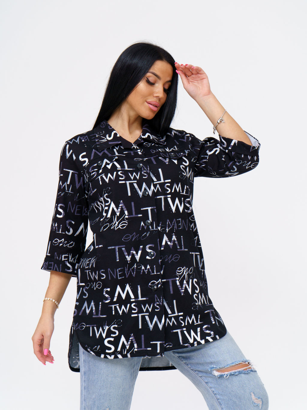 445 Туника "Черный"