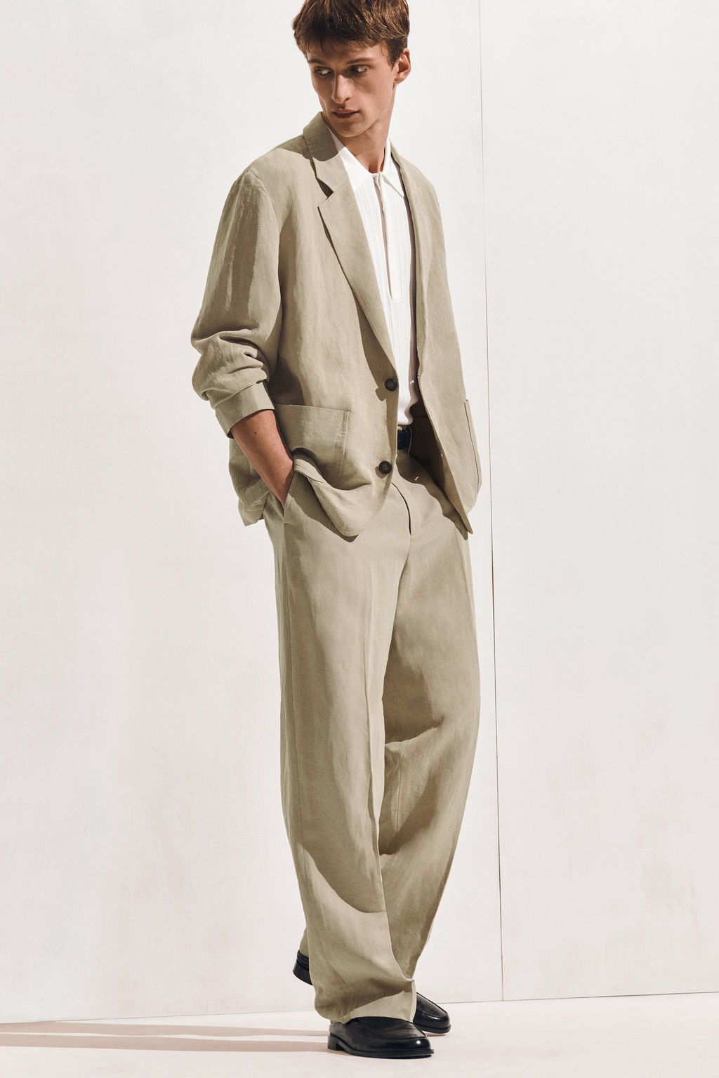 BLAZER DESESTRUCTURADA EN MEZCLA DE LINO - H&m фото 7