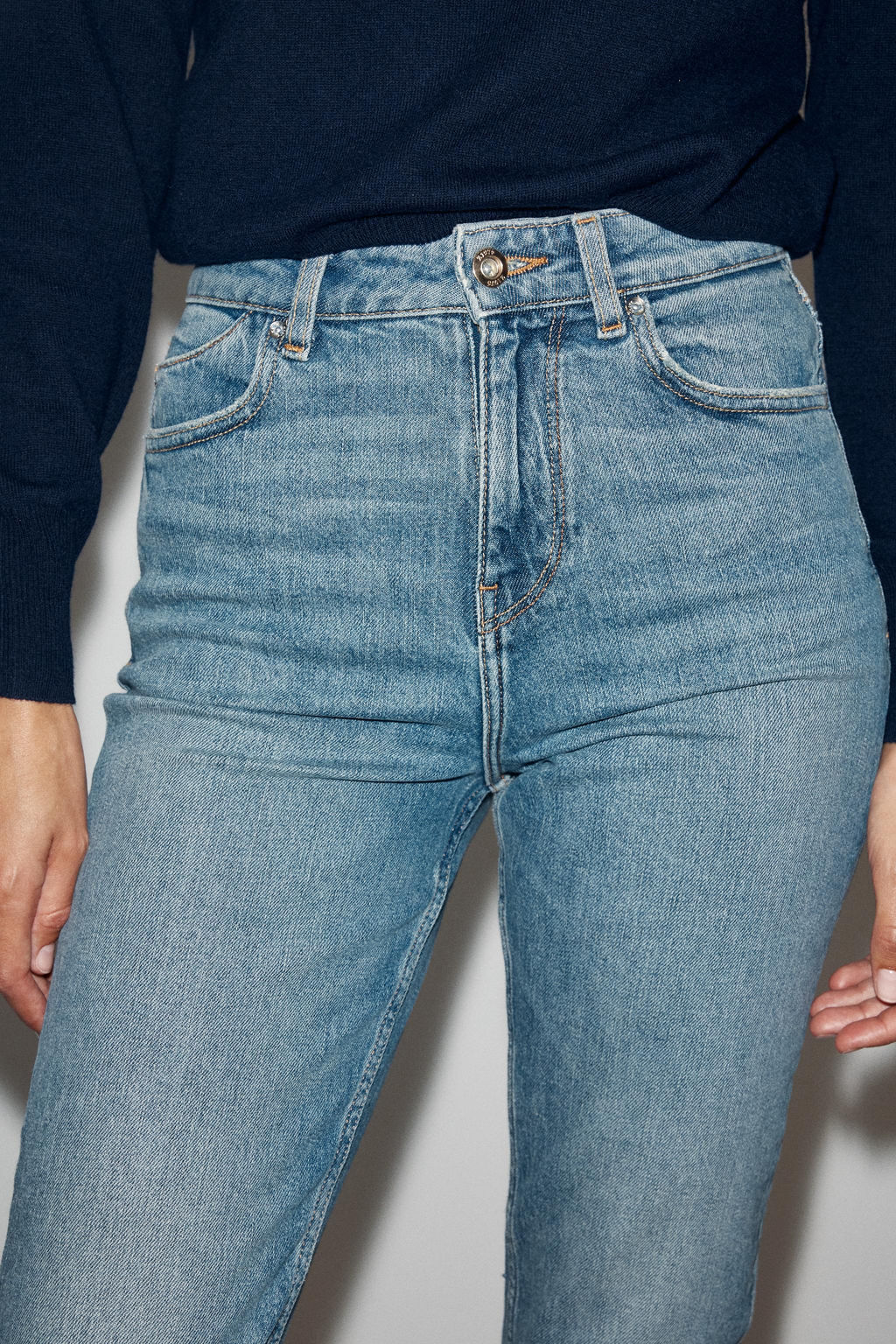 JEANS Z1975 MOM FIT TIRO ALTO / ?ndigo - Zara фото 5