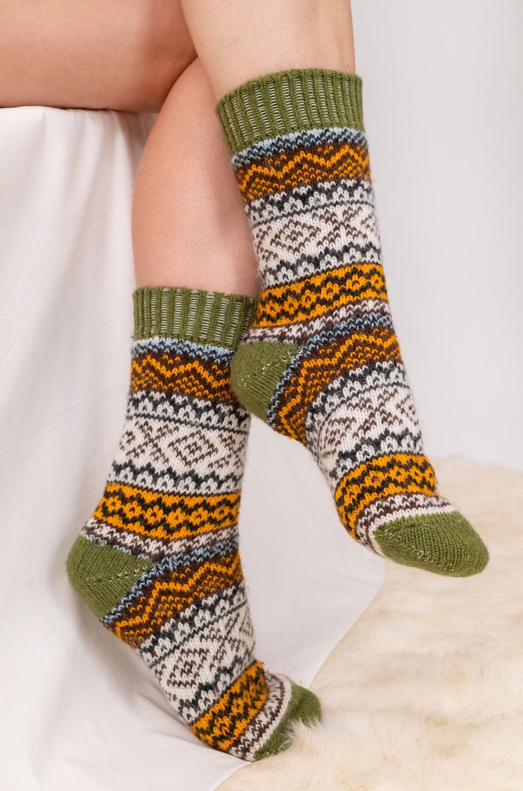 Женские шерстяные носки Happyfox