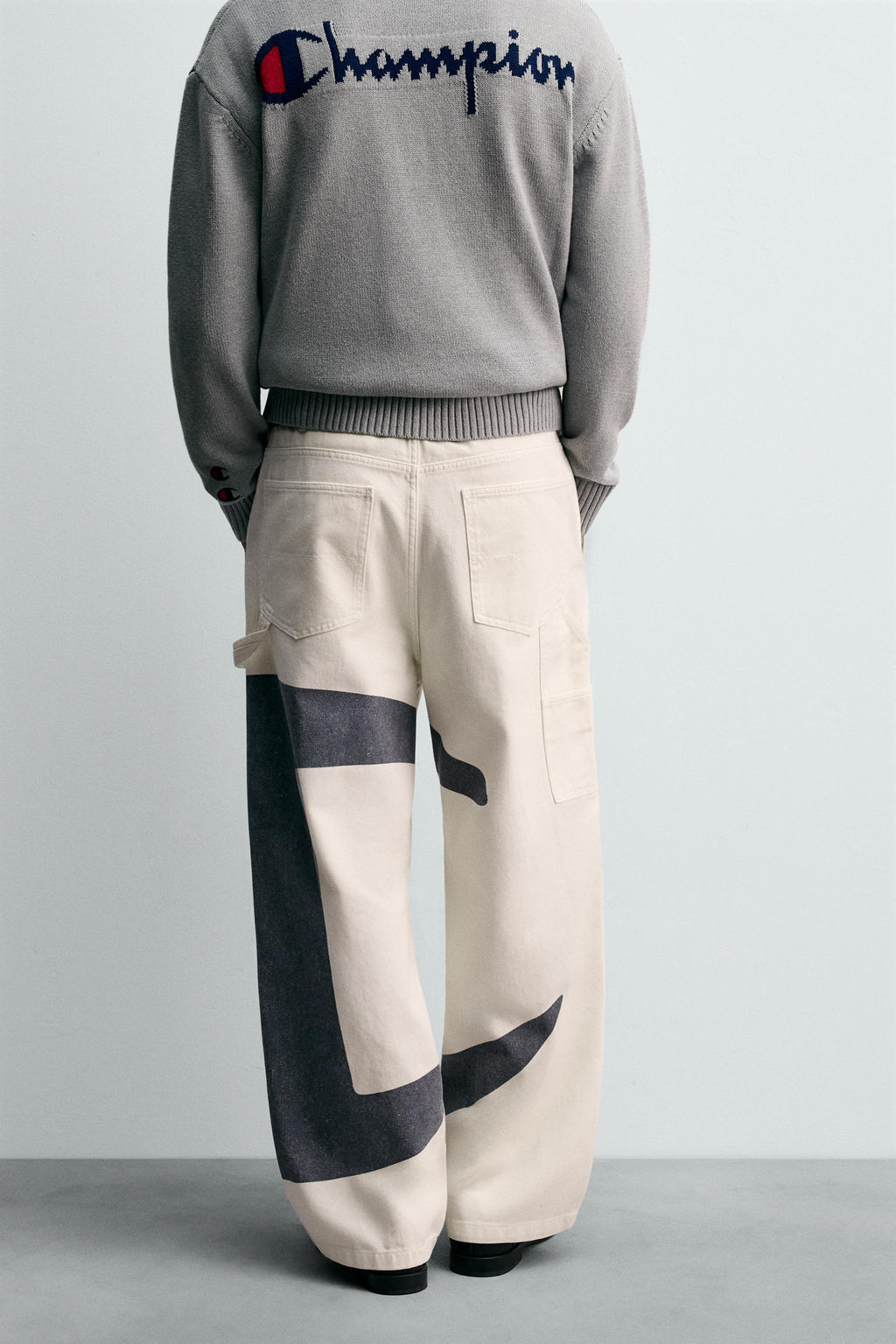 CHAMPION® X ZARA CONTRAST LOGO TROUSERS  фото 3