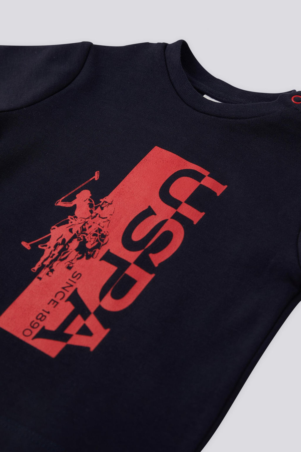 Комплект из 2 темно-синих футболок с короткими рукавами для маленьких мальчиков Неожиданная скидка в корзине - U.s. polo assn фото 3