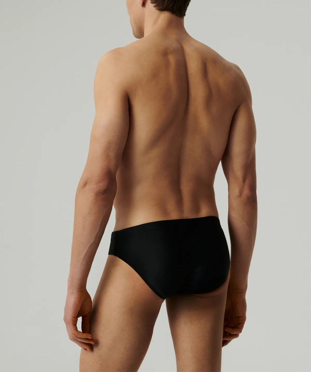 ATLANTIC KMT-338 Плавки спорт Plain черный  фото 3