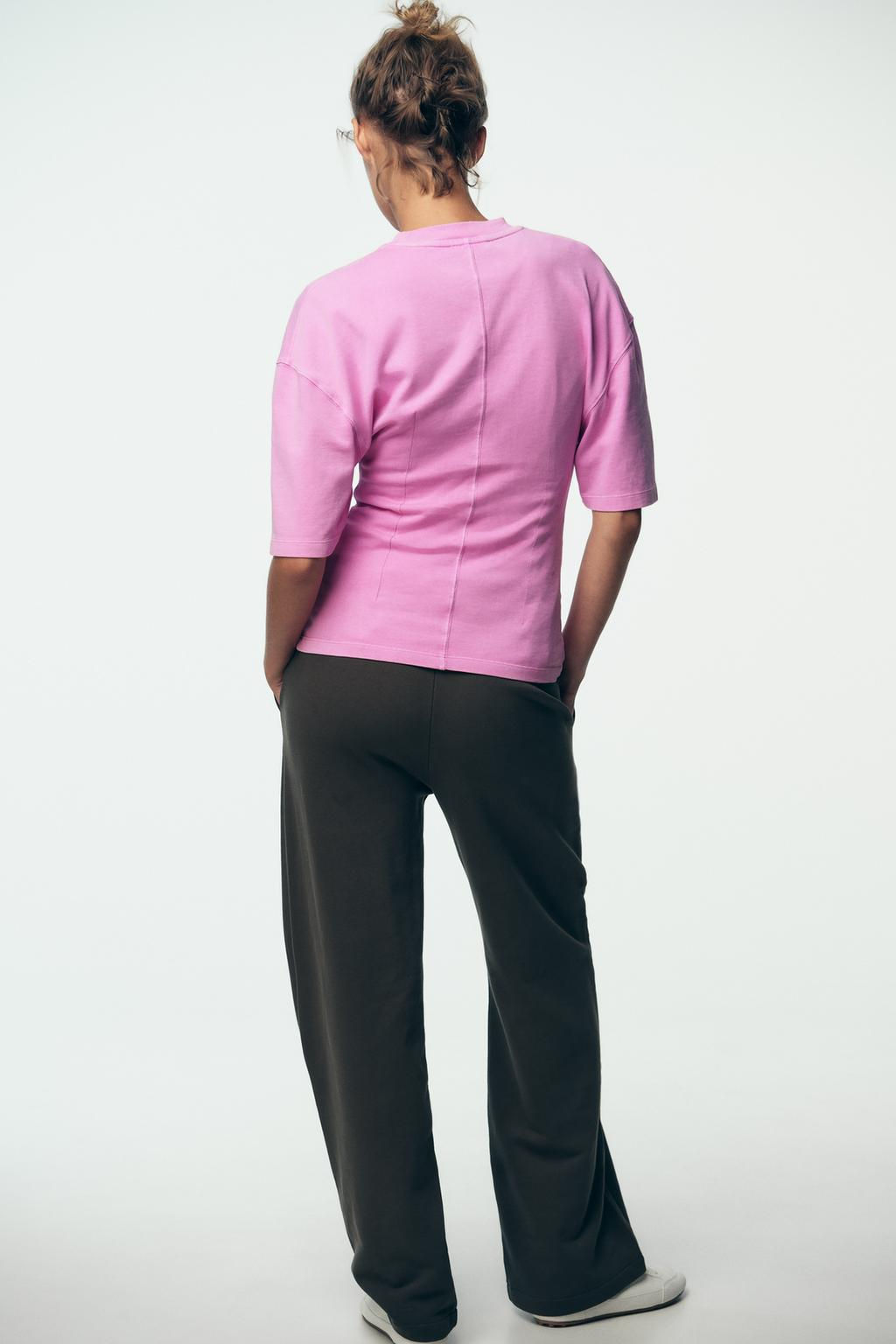 WASHED SLIM FIT T-SHIRT - Zara фото 4