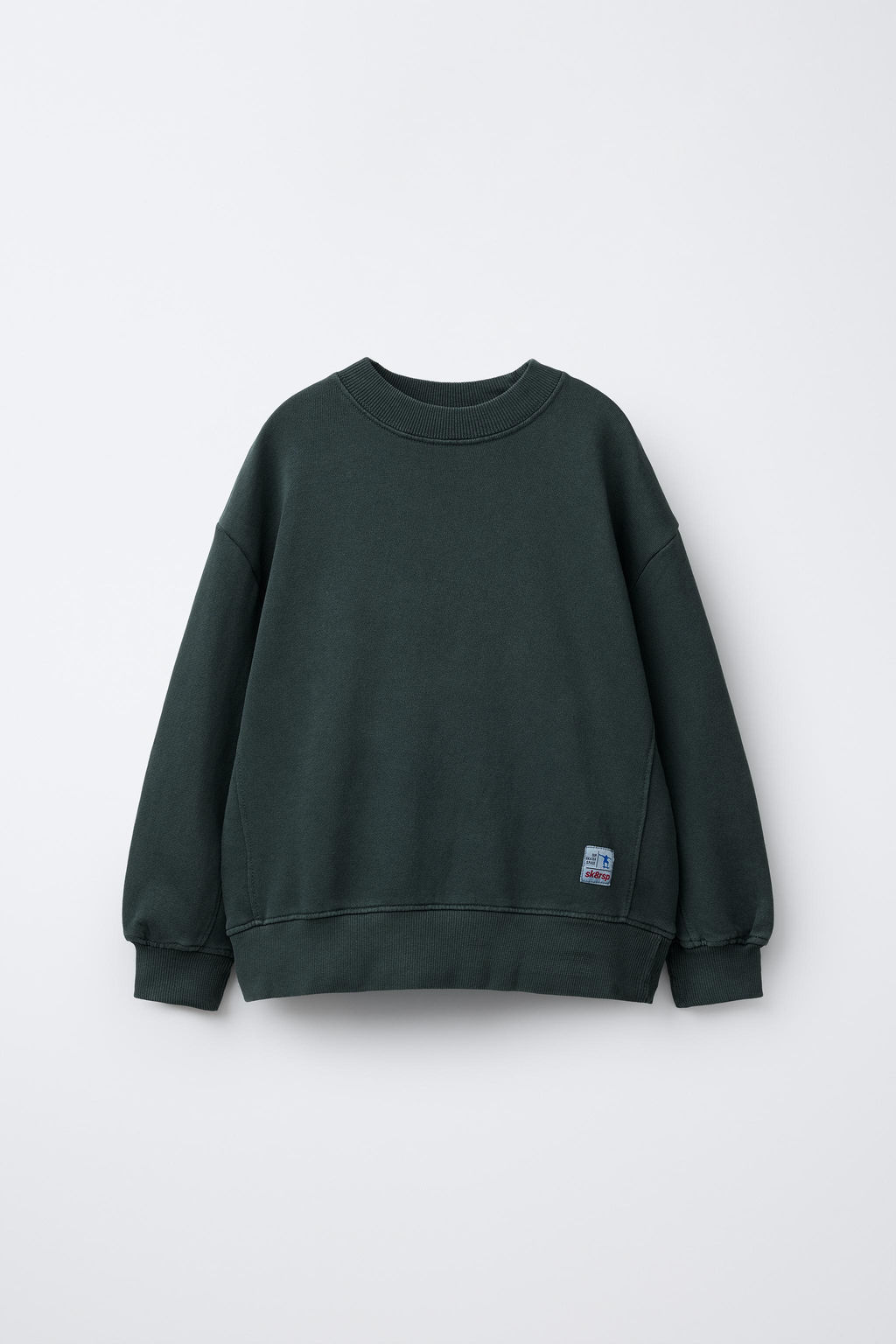 GARMENT DYE LABEL SWEATSHIRT