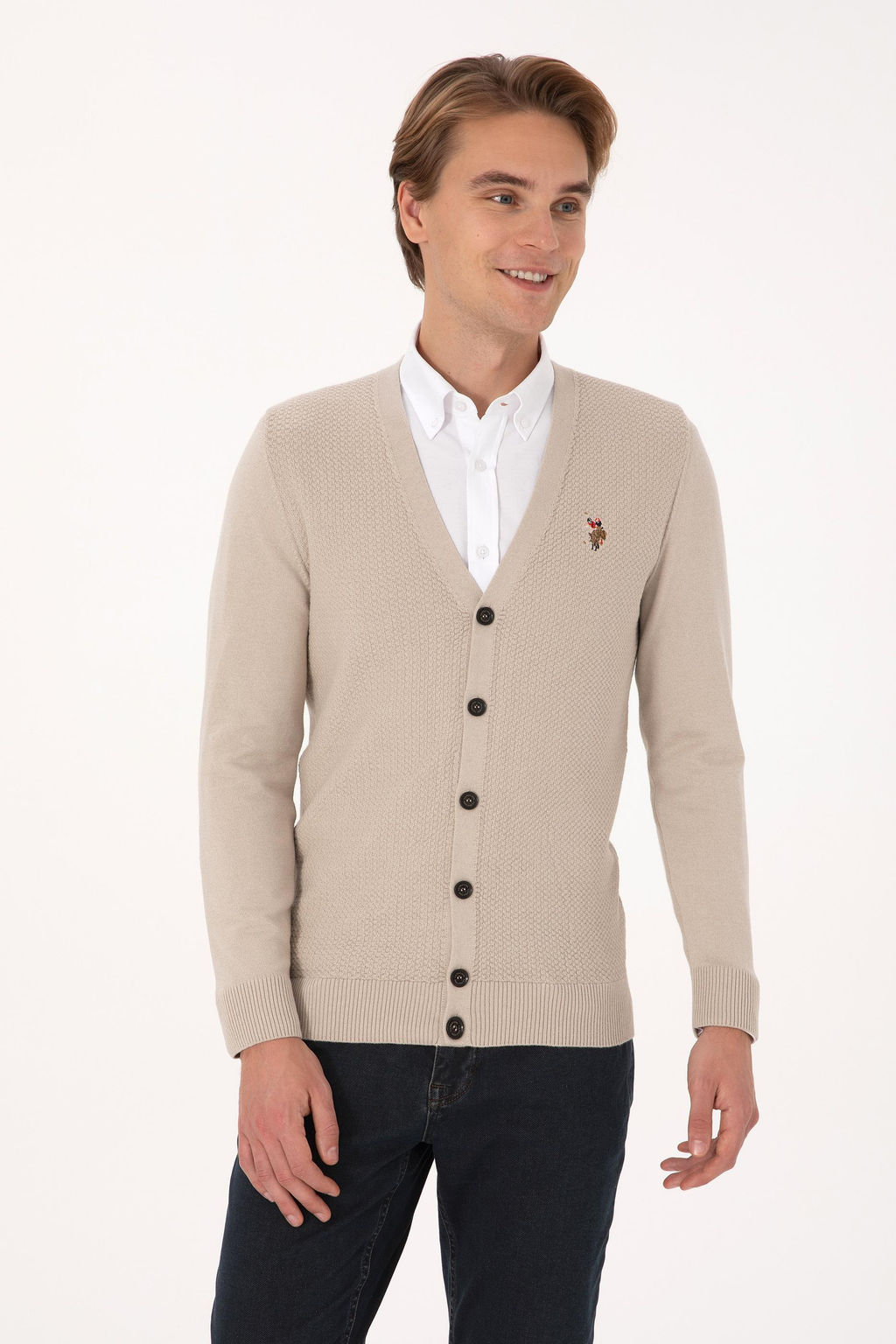 Erkek Ta_ Melanj Basic Triko H_rka - U.s. polo assn фото 3