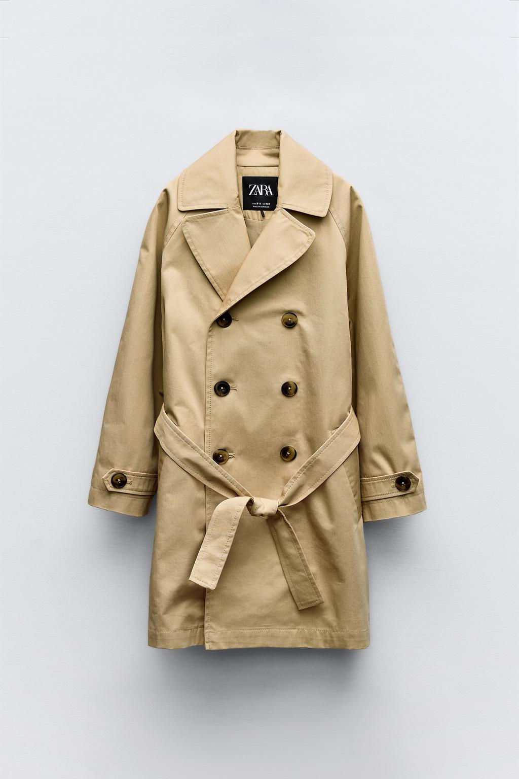 TRENCH COAT WITH BELT - Zara фото 2