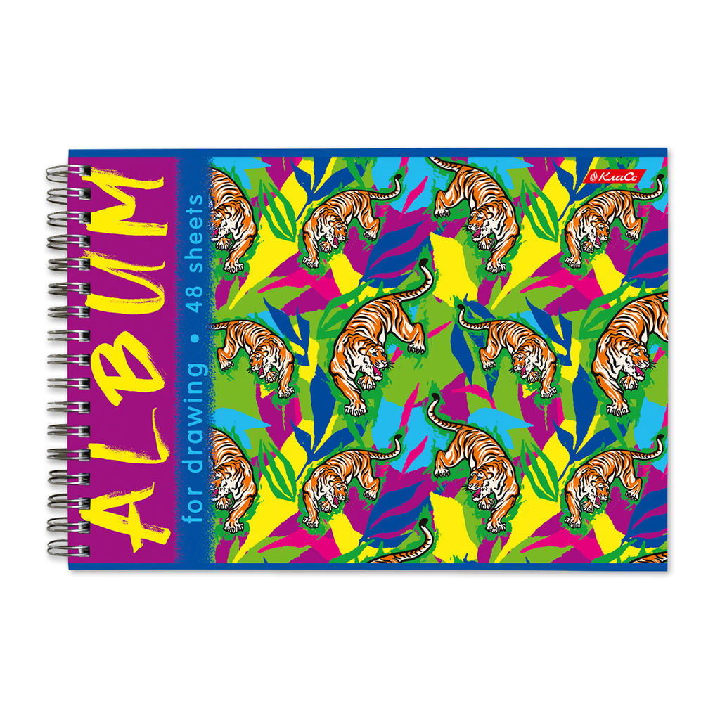 Светоч Альбом для рисования 100 г/м2 A4 29 х 20.5 см 6 шт. на гребне 48 л. 48АЛГР4_000274 Милые и ужасные