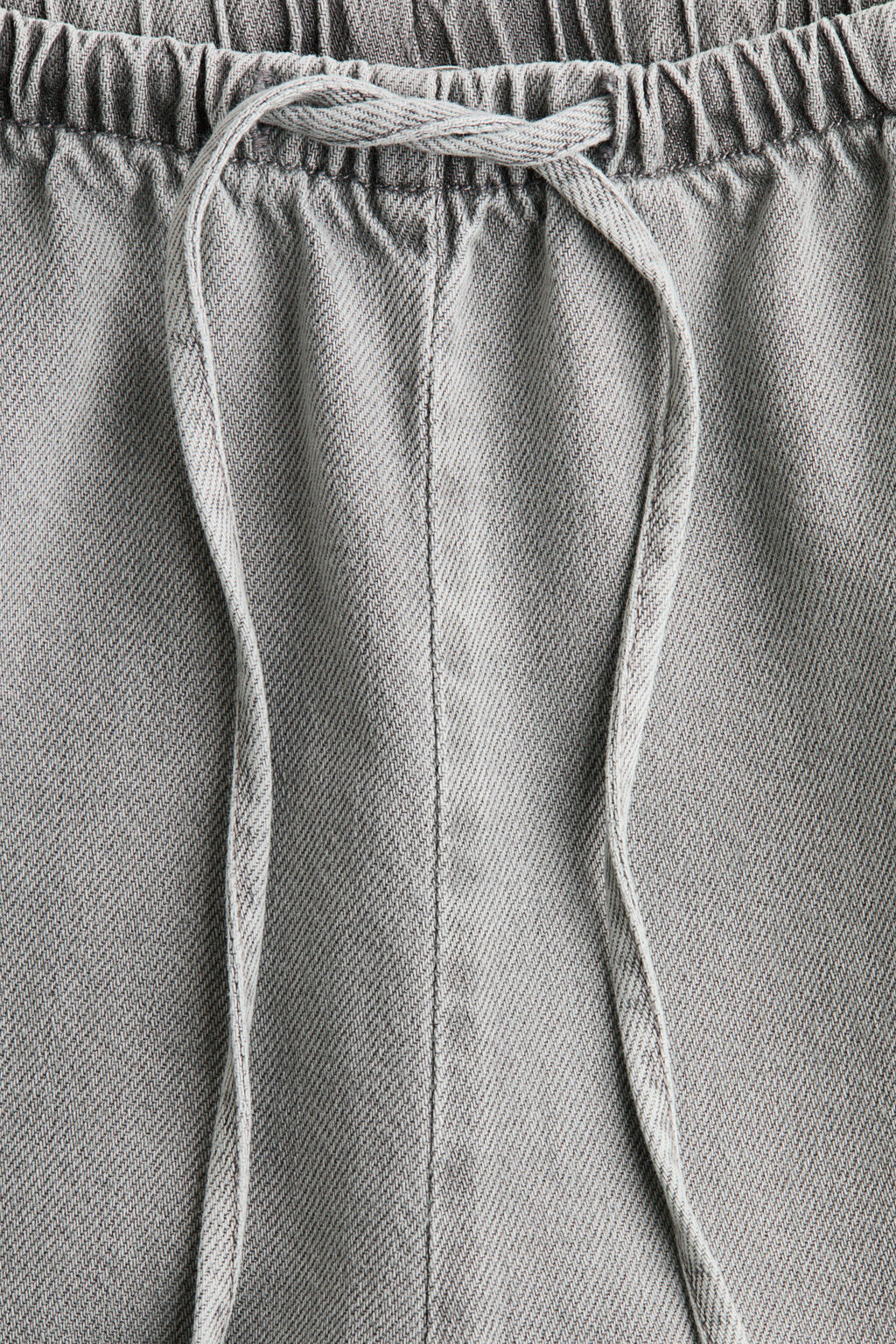 Pantal?n denim con cord?n de ajuste - H&m фото 9