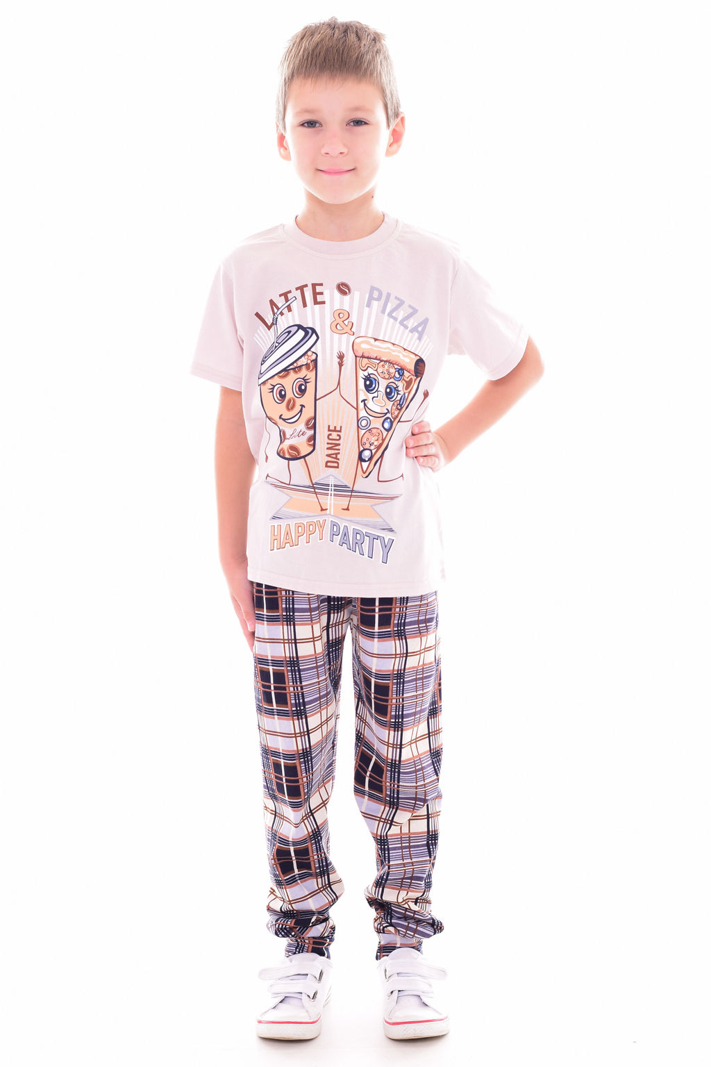 Пижама детская 7-257, Пицца