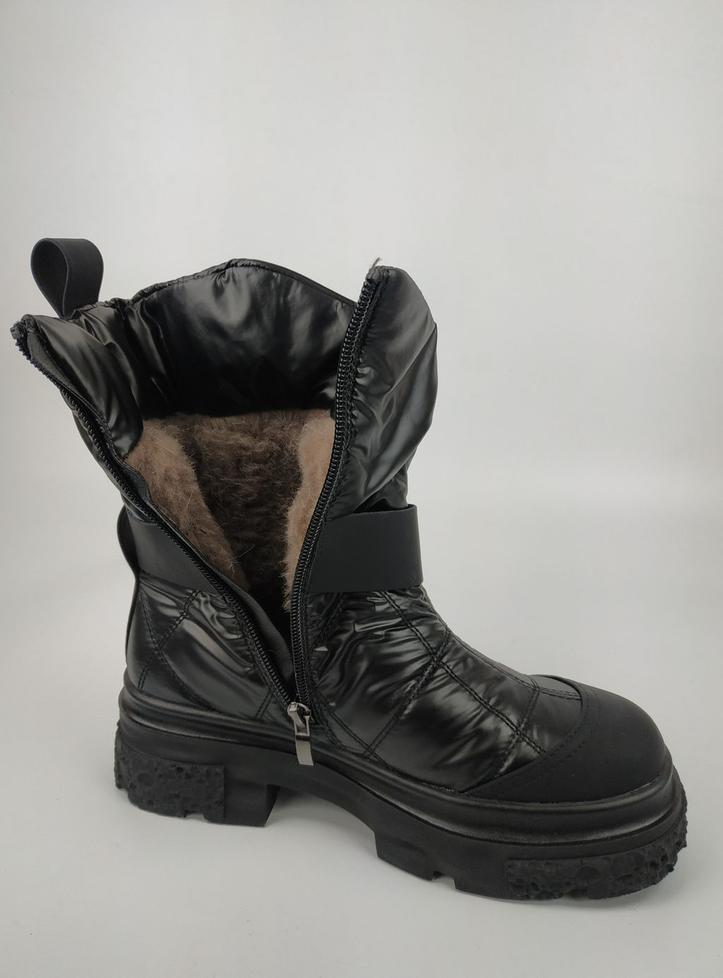 Ботинки-дутики утепленные мехом, в составе ШЕРСТЬ - Pirochi фото 2