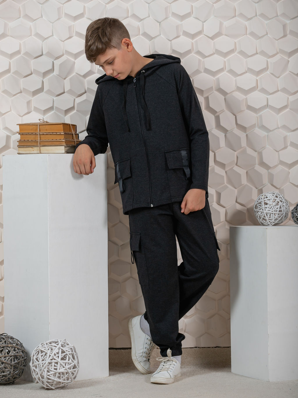 Толстовка Тимур графит - Ладошки фото 5