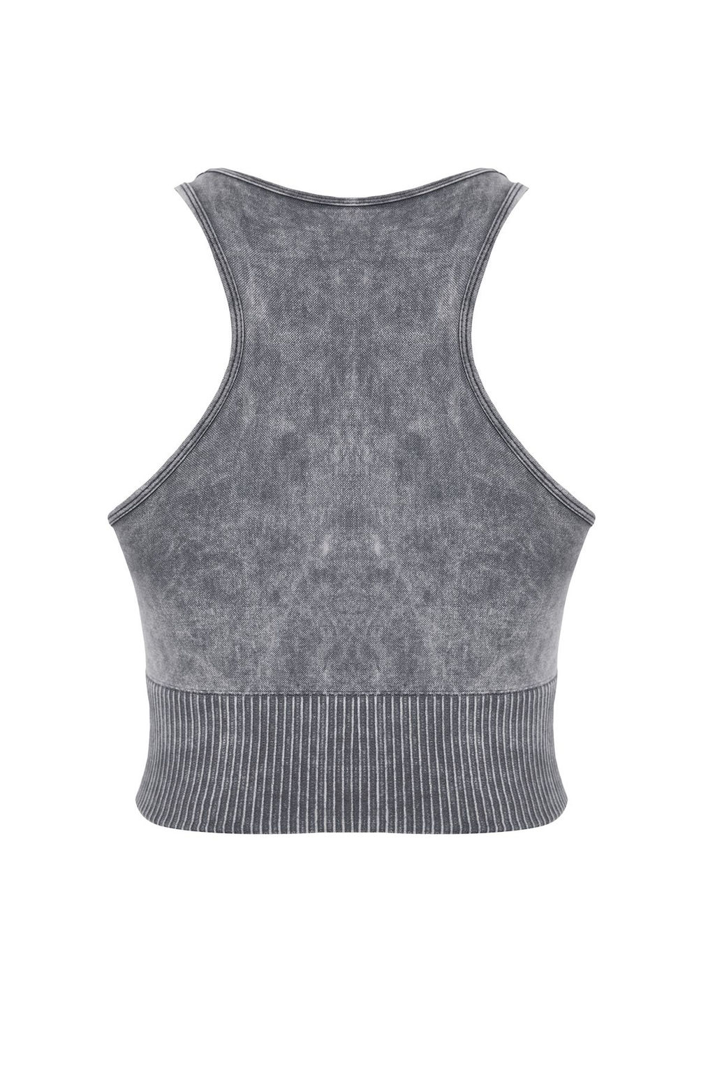 Trendyolmilla Lacivert Seamless/Dikissiz Crop Y?kamal? Halter Yaka Orme Spor Ust/Bluz THMSS23SS00004  фото 8