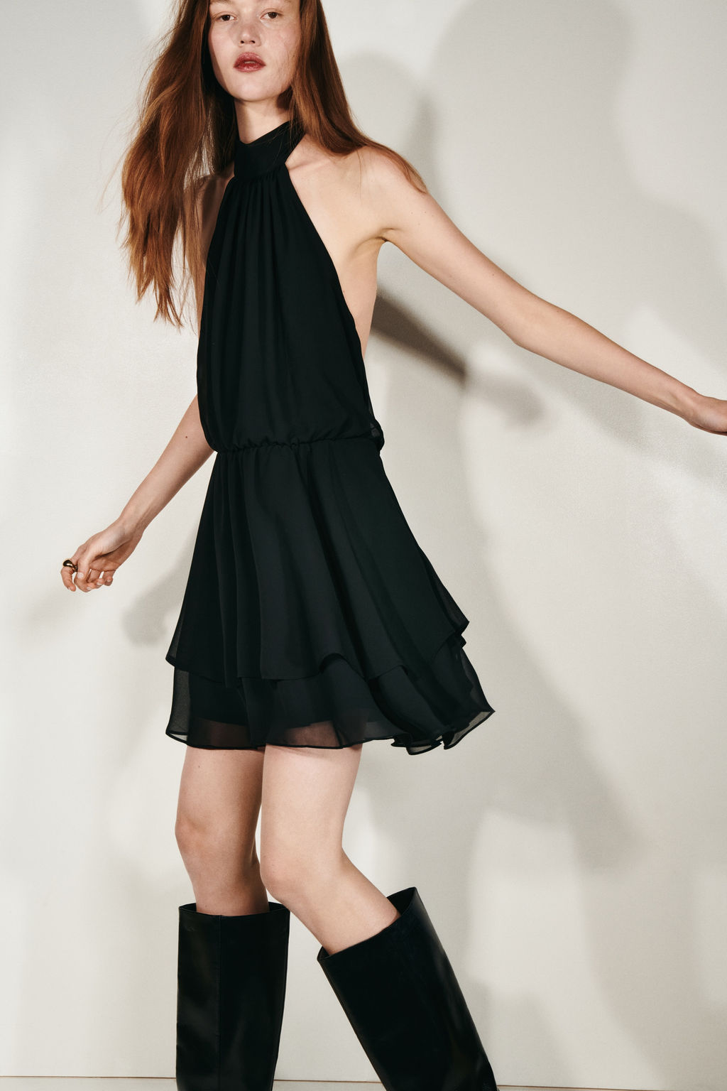 Vestido halter de gasa - H&m фото 8