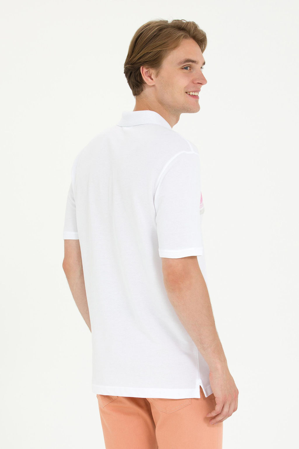 U. S. Polo Assn Мужская футболка с воротником-поло Brick - U.s. polo assn фото 19