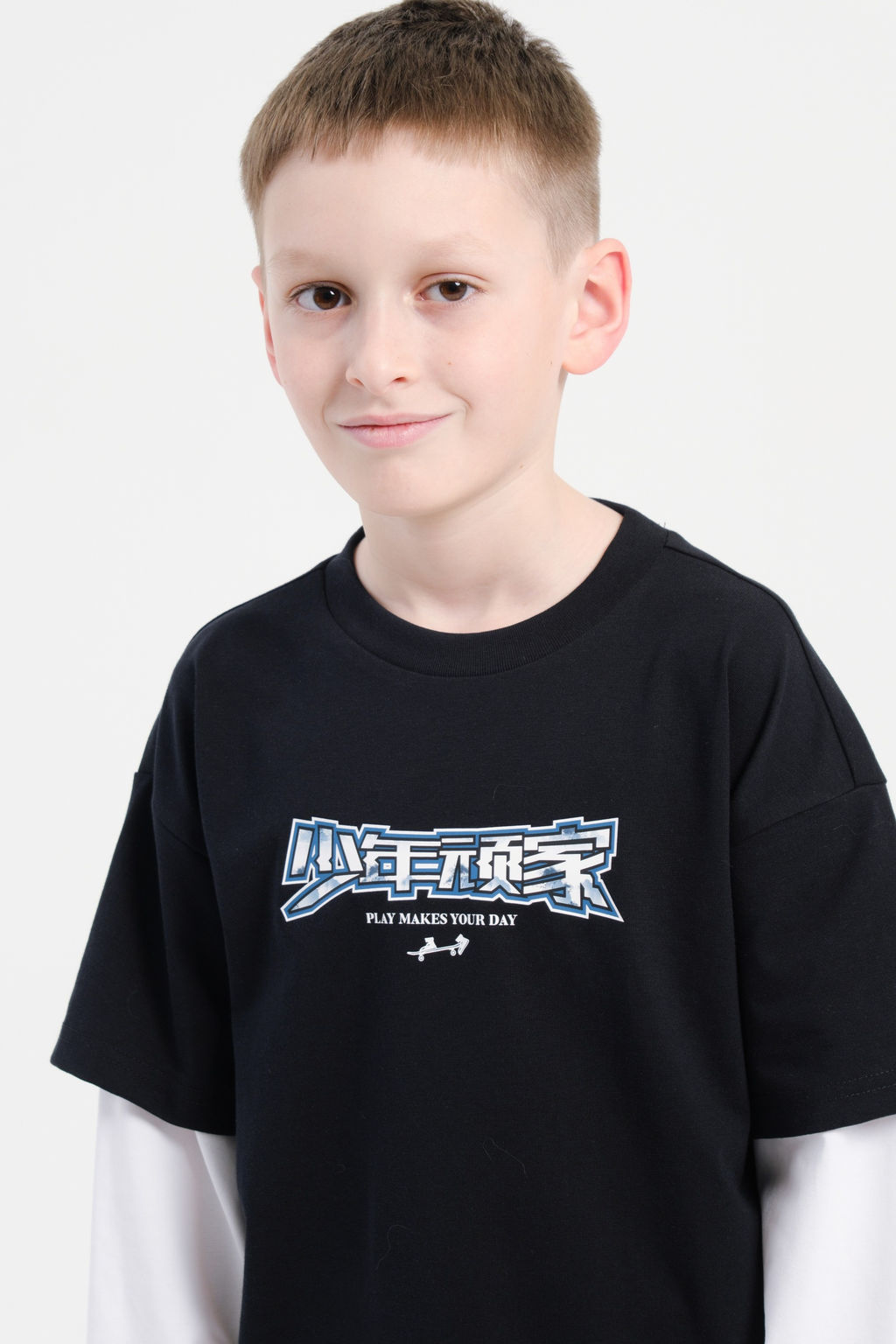 Лонгслив Черный