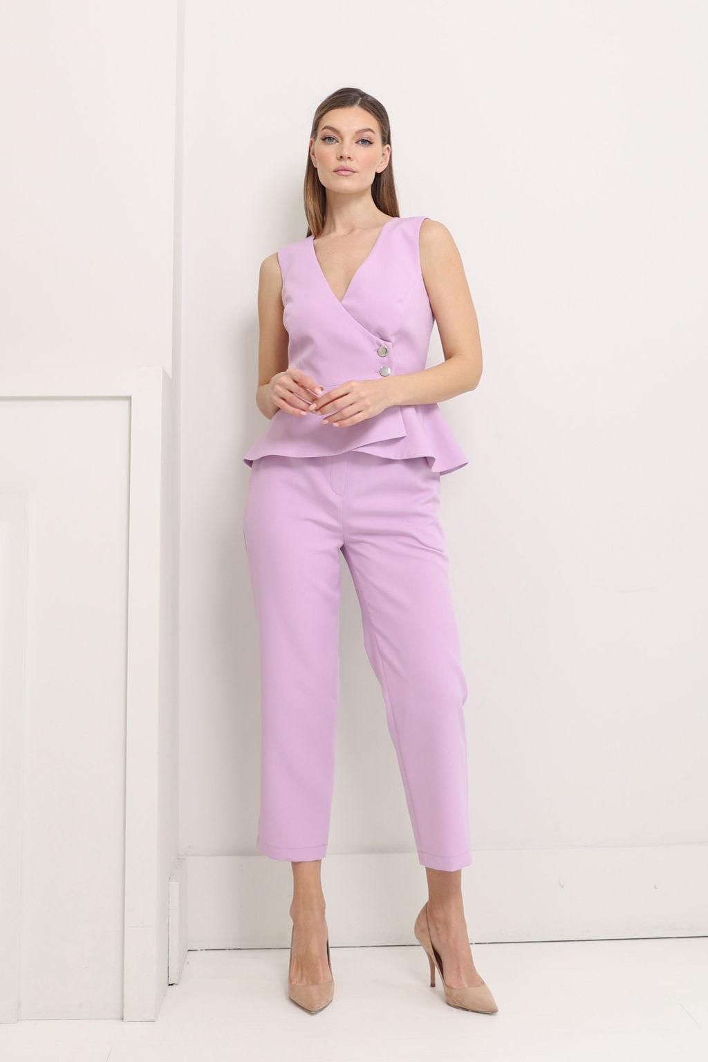 Жилет с баской - Looklikecat фото 3