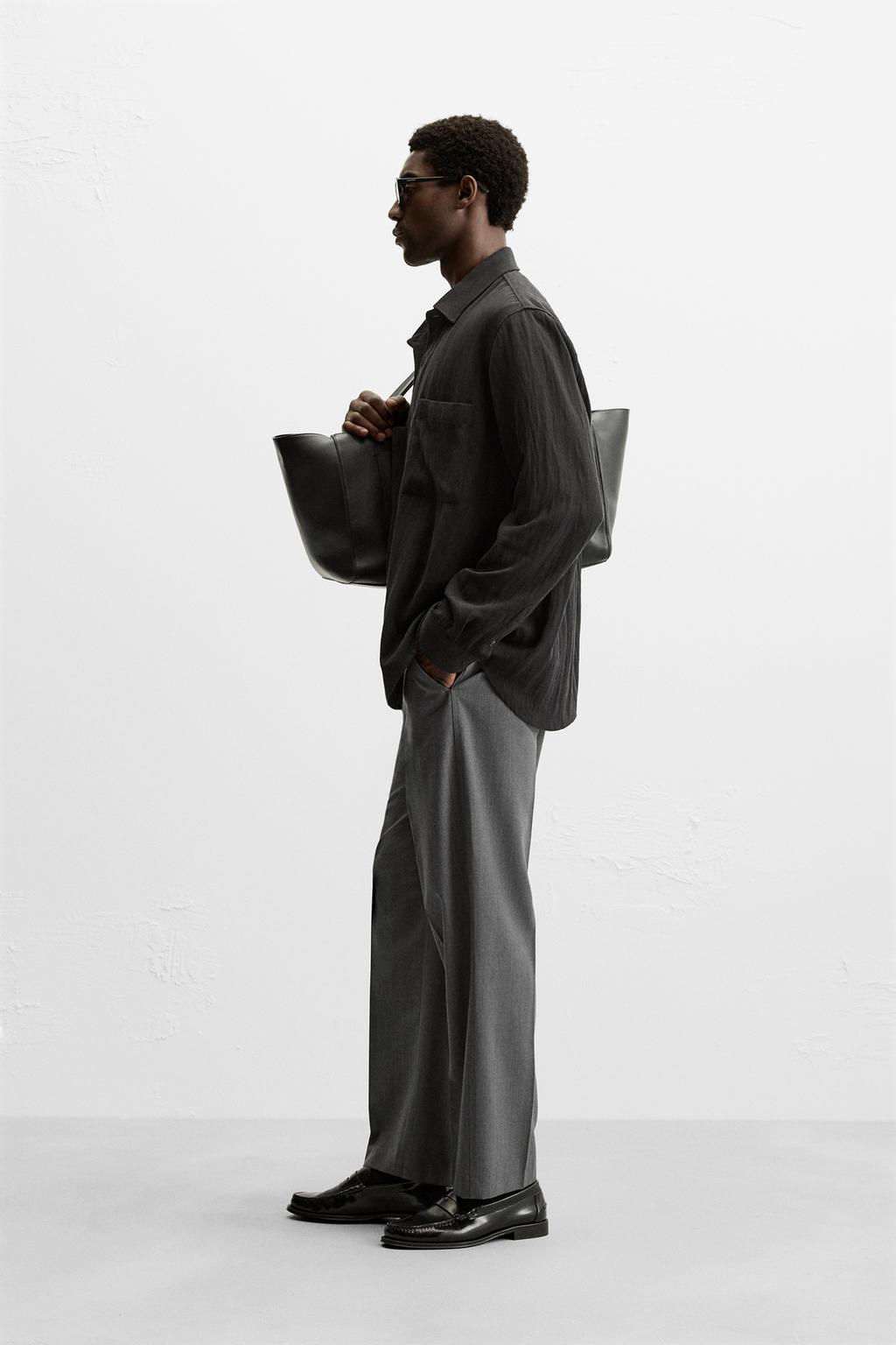LYOCELL - VISCOSE SHIRT - Zara фото 4