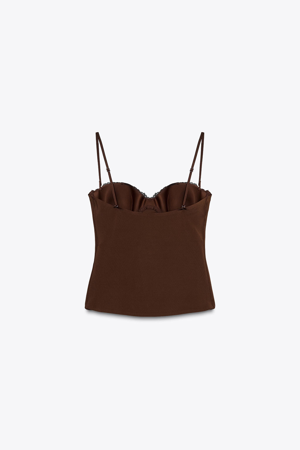 LACE BUSTIER TOP - Zara фото 8
