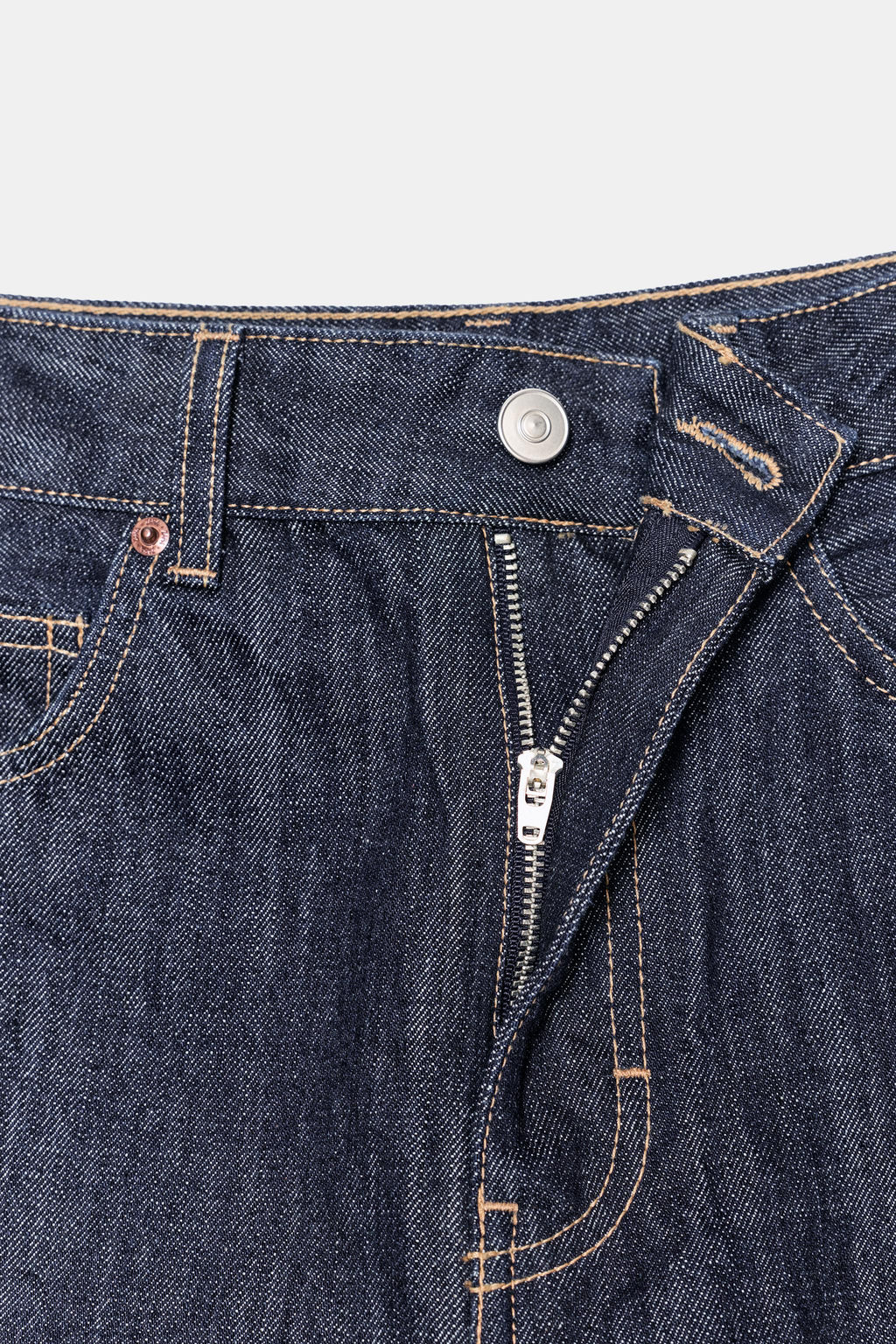 TRF MID-WAIST DENIM JORTS BERMUDA SHORTS - Zara фото 8