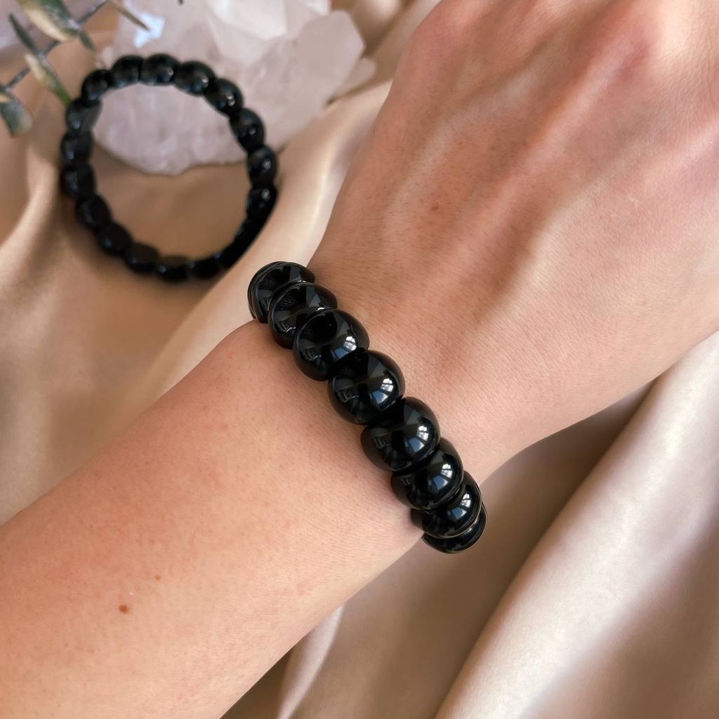 Браслет из Обсидиана радужного 20 см