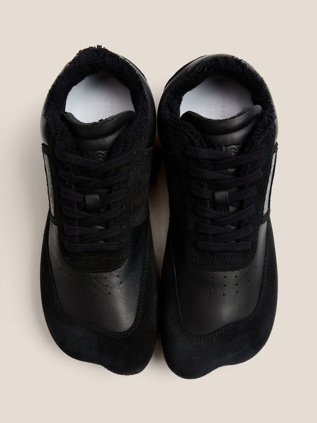 Мужские кеды MM6 MAISON MARGIELA SNEAKERS Артикул 4670028, черный  фото 4