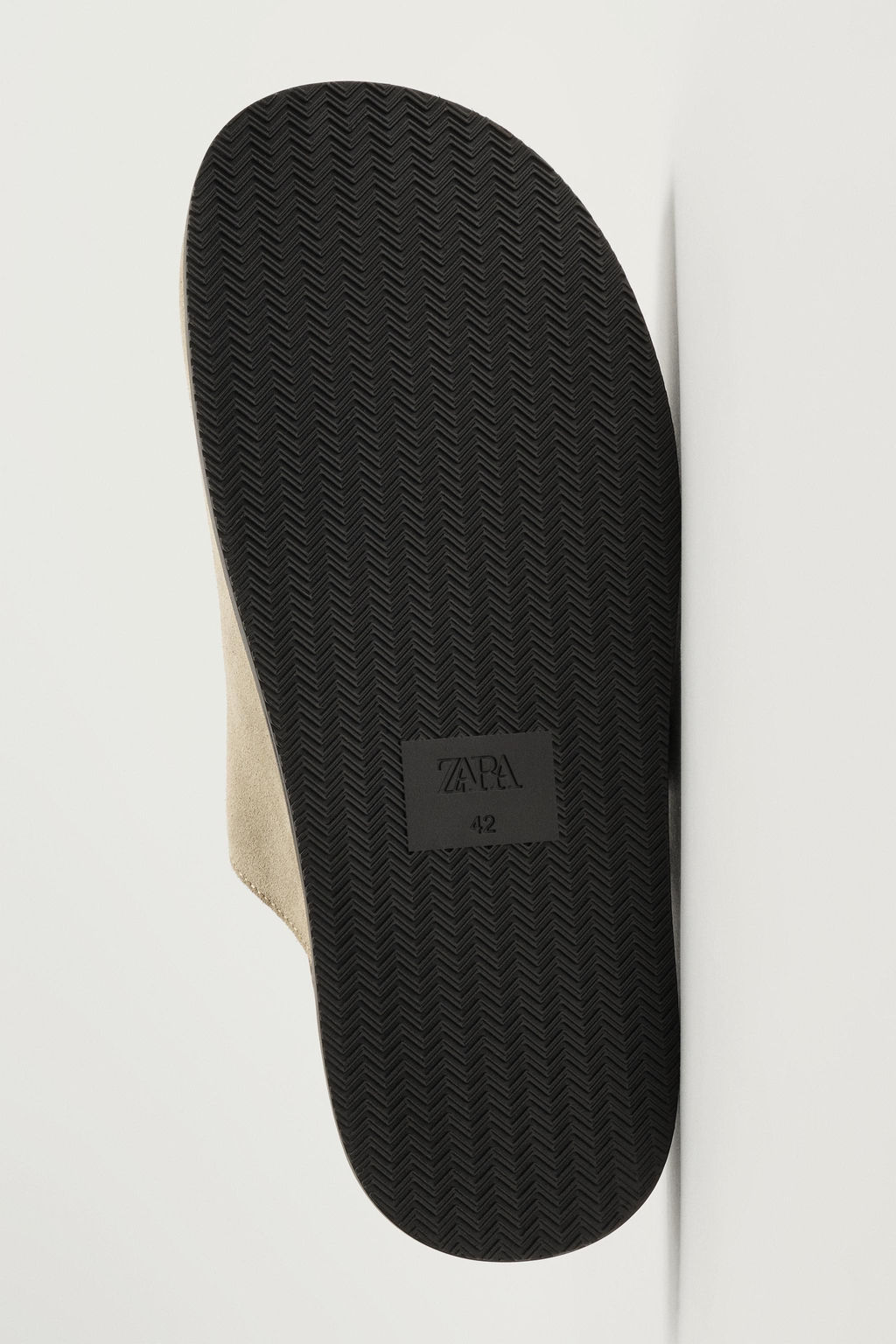 ZUECO PIEL HEBILLA / Gris Topo - Zara фото 4