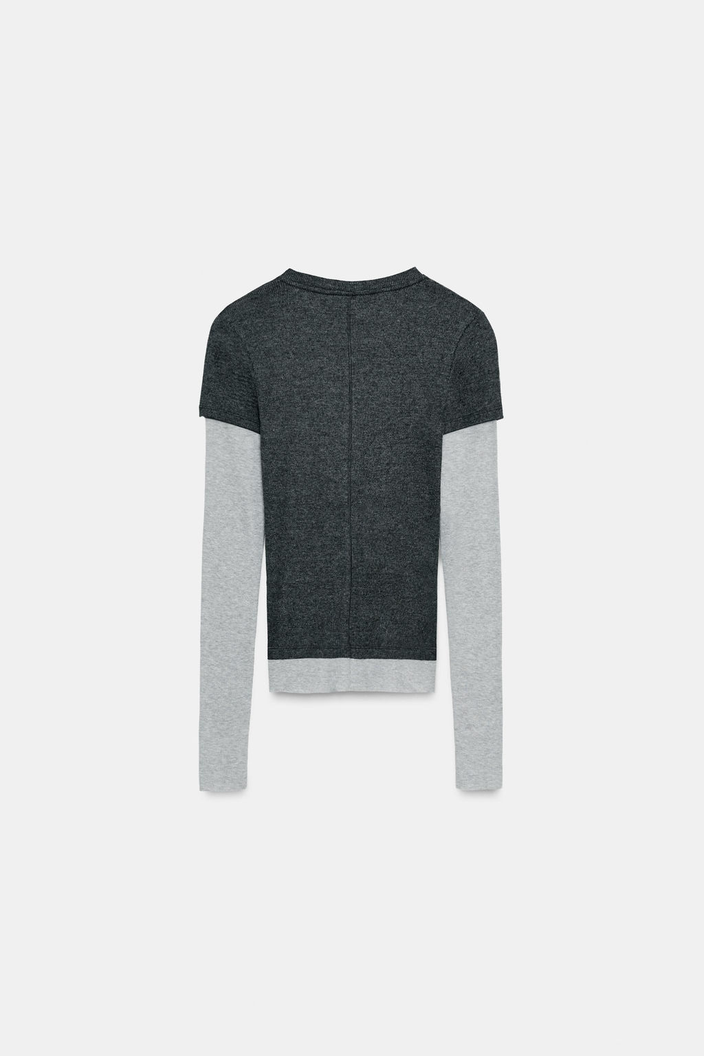 DOUBLE LONG SLEEVE T-SHIRT - Zara фото 4