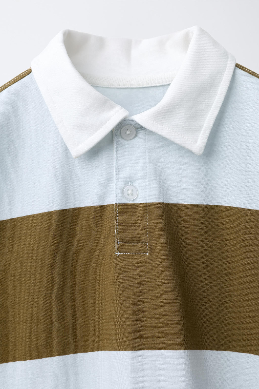 STRIPED POLO SHIRT WITH EMBROIDERED TEXT - Zara фото 3