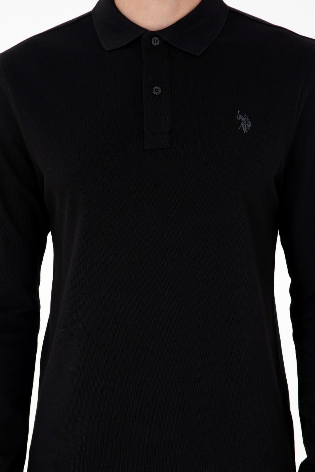 Свитшот мужской U.S. Polo Assn. черный хлопок  фото 20