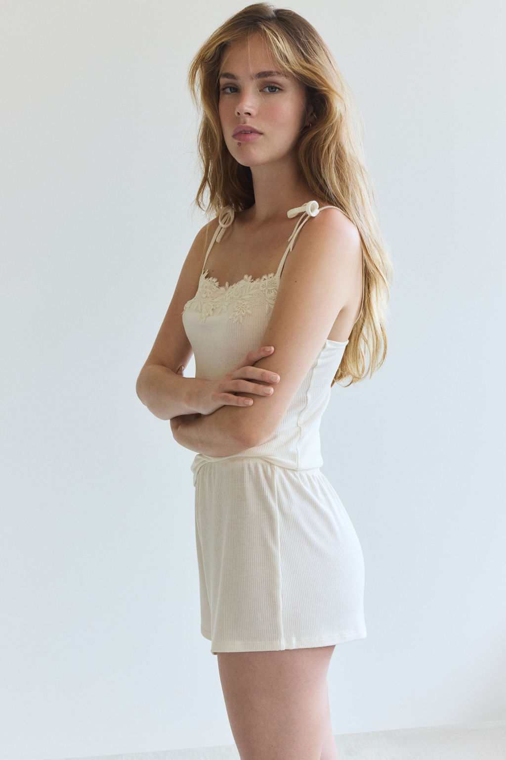 Pijama con tirantes de lazo - H&m фото 4
