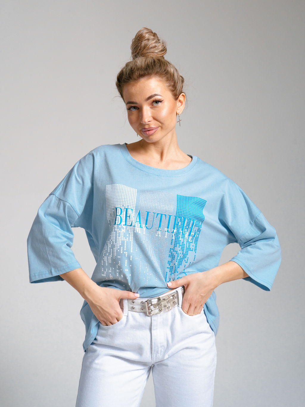 897 Футболка из турецкого хлопка - Svetekst фото 31