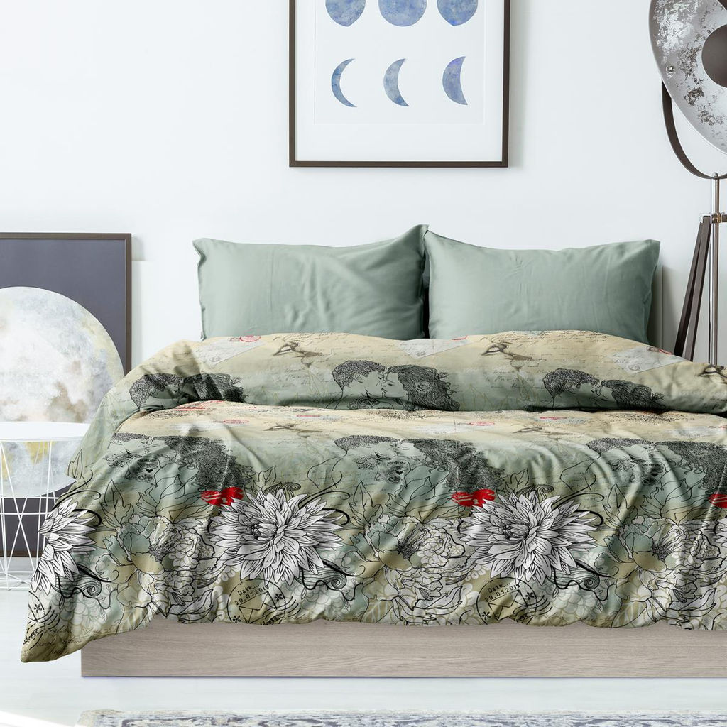 КПБ 1.5 перкаль "WENGE" Young (70х70) рис. 6714-1/24400-32 You&I