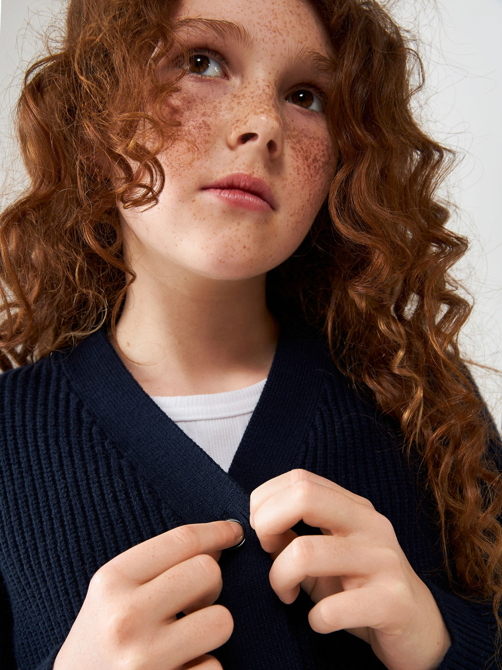 ACOOLA / Жакет детский для девочек Lisa1 темно-синий  фото 4