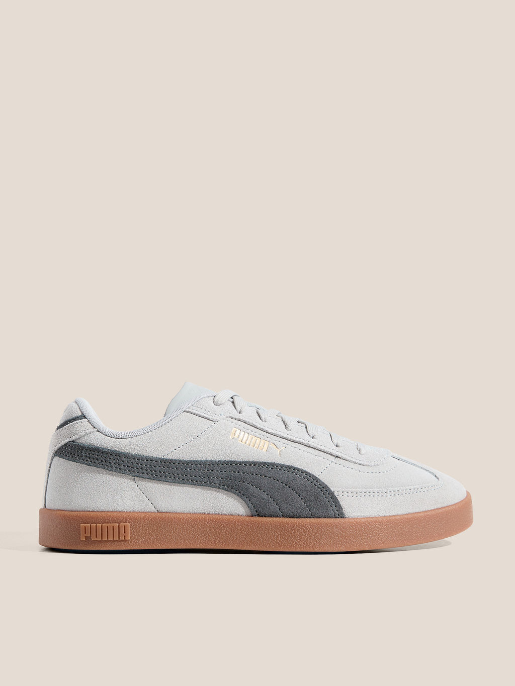Кеды PUMA Puma Club II Era Suede Артикул 4588523, светло-серый