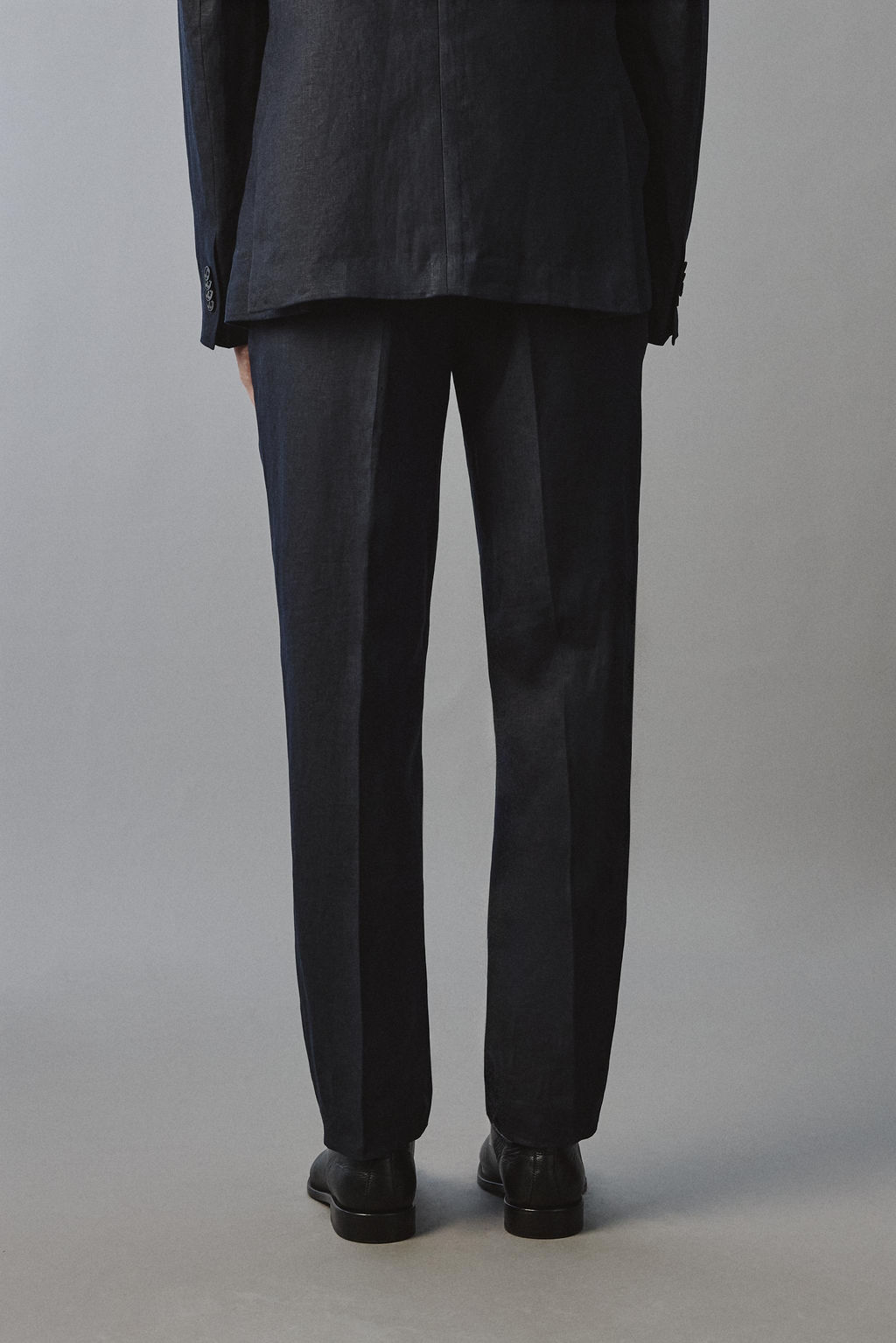 PANTAL?N TRAJE 100% LINO / Marino - Zara фото 3