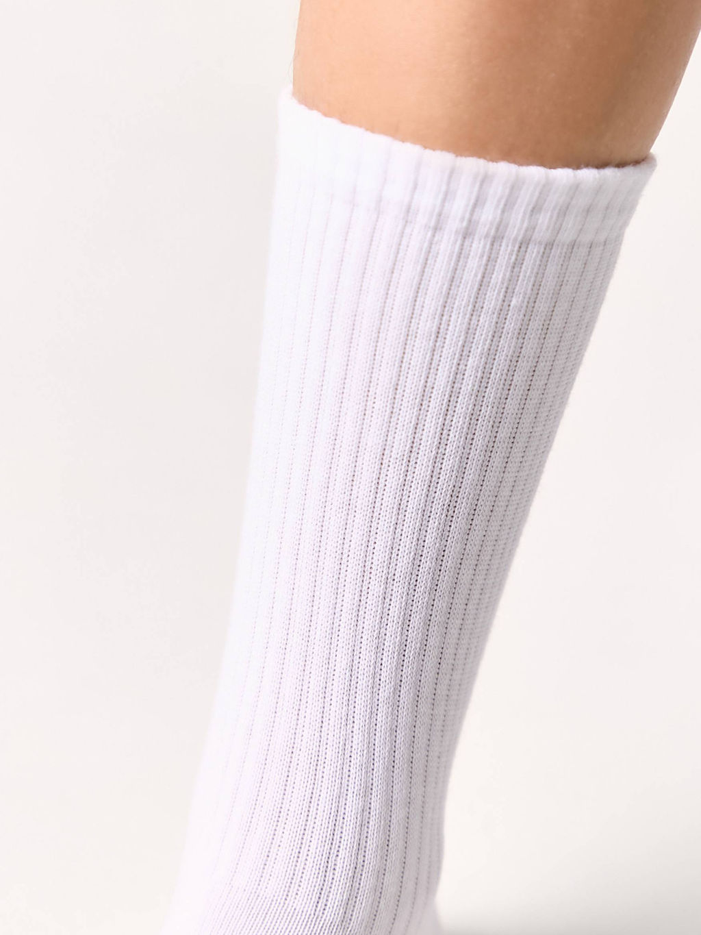 Цена за 2 пары CONTE-KIDS Удлиненные носки ACTIVE белый