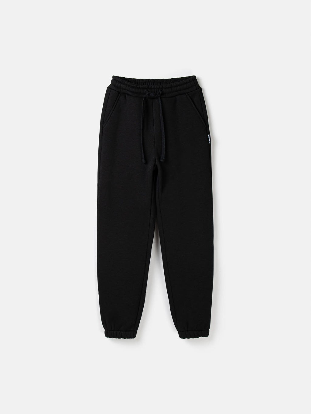 Джоггеры "Уголь" с карманами утепленные 7+