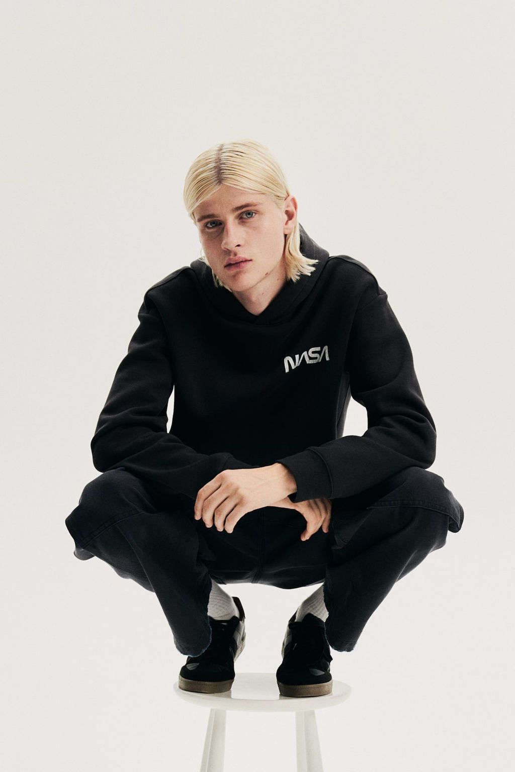 Sudadera con capucha y estampado Loose Fit - H&m фото 2