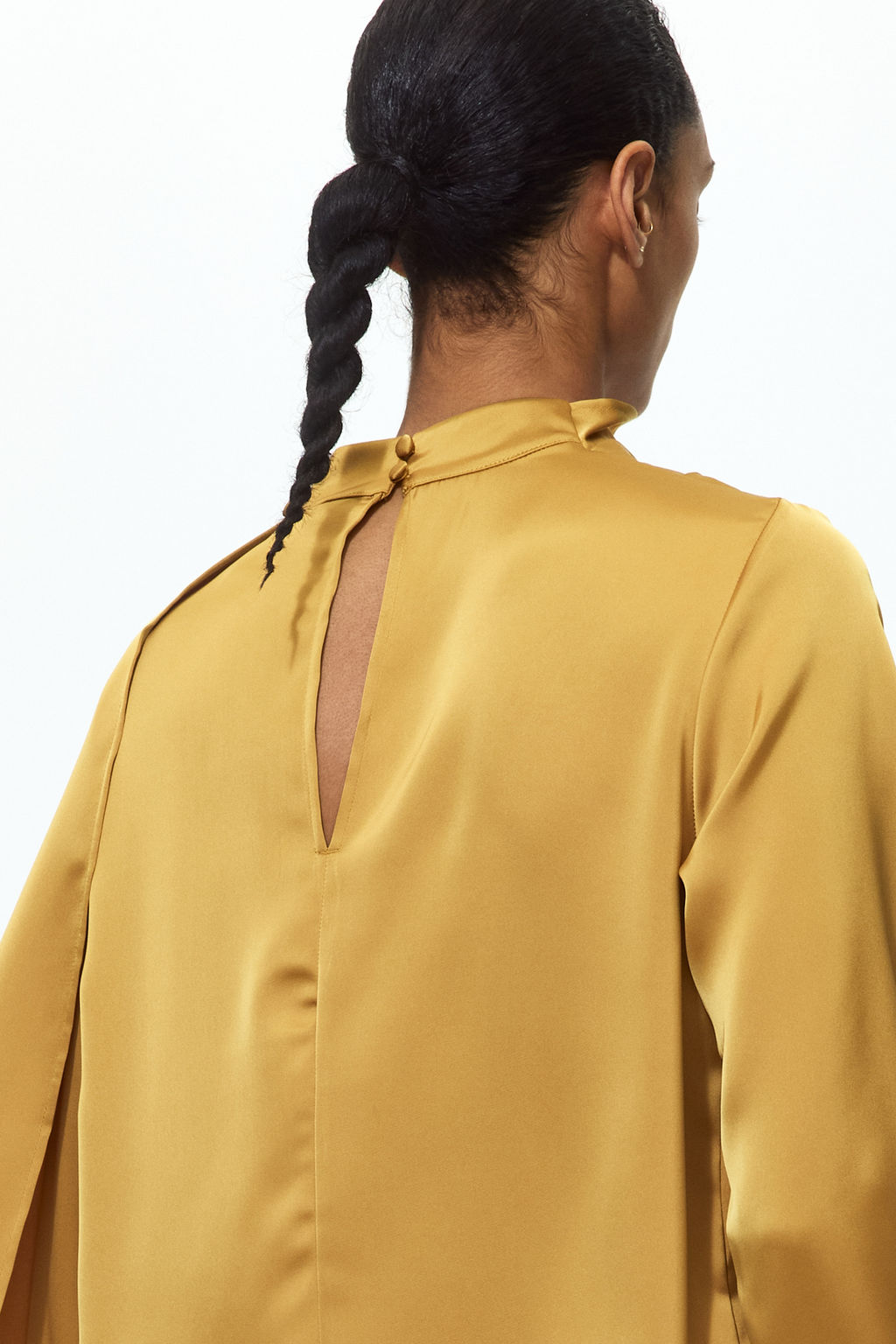 Blusa de sat?n con detalle de chal - H&m фото 6