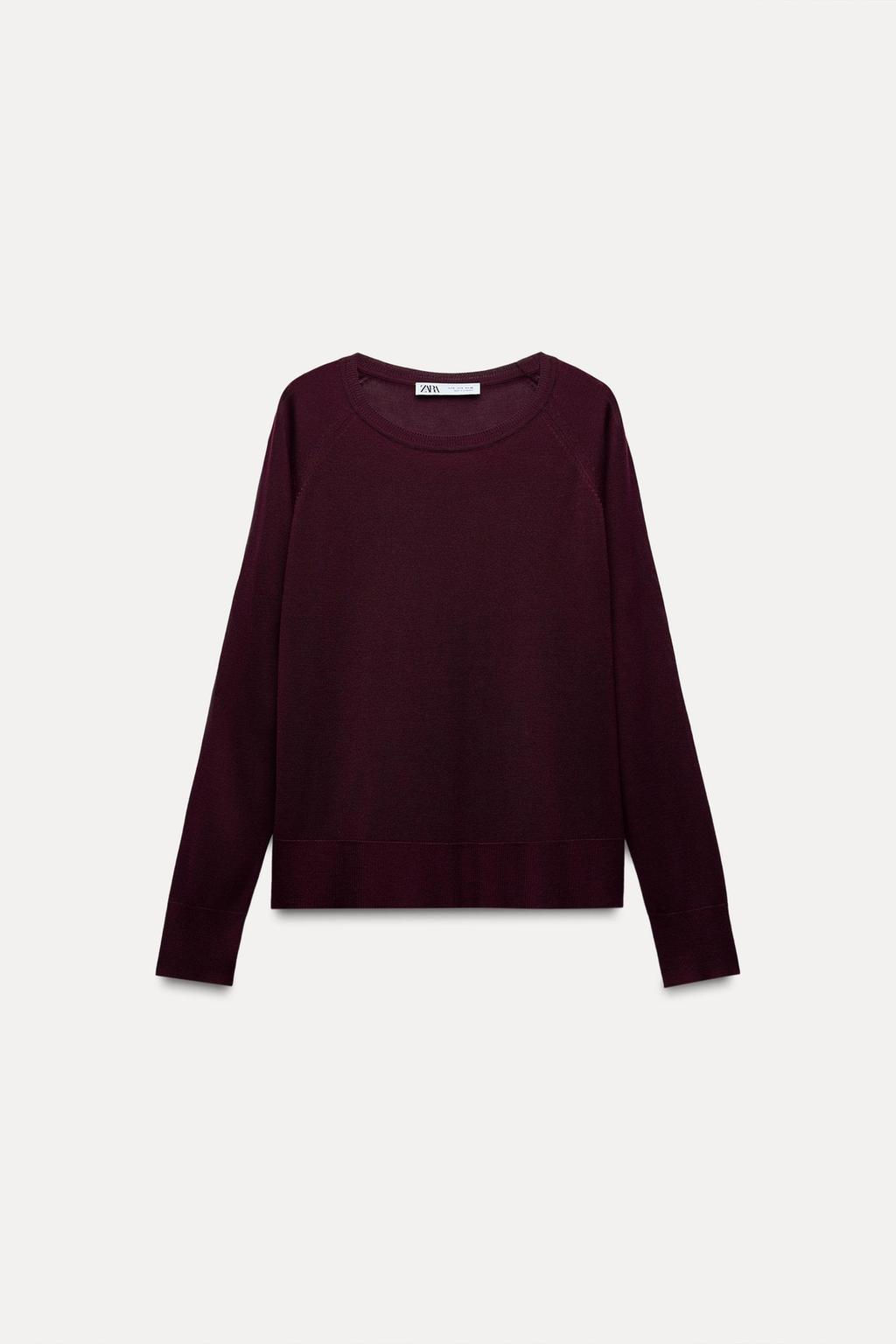BASIC FINE KNIT SWEATER - Zara фото 19