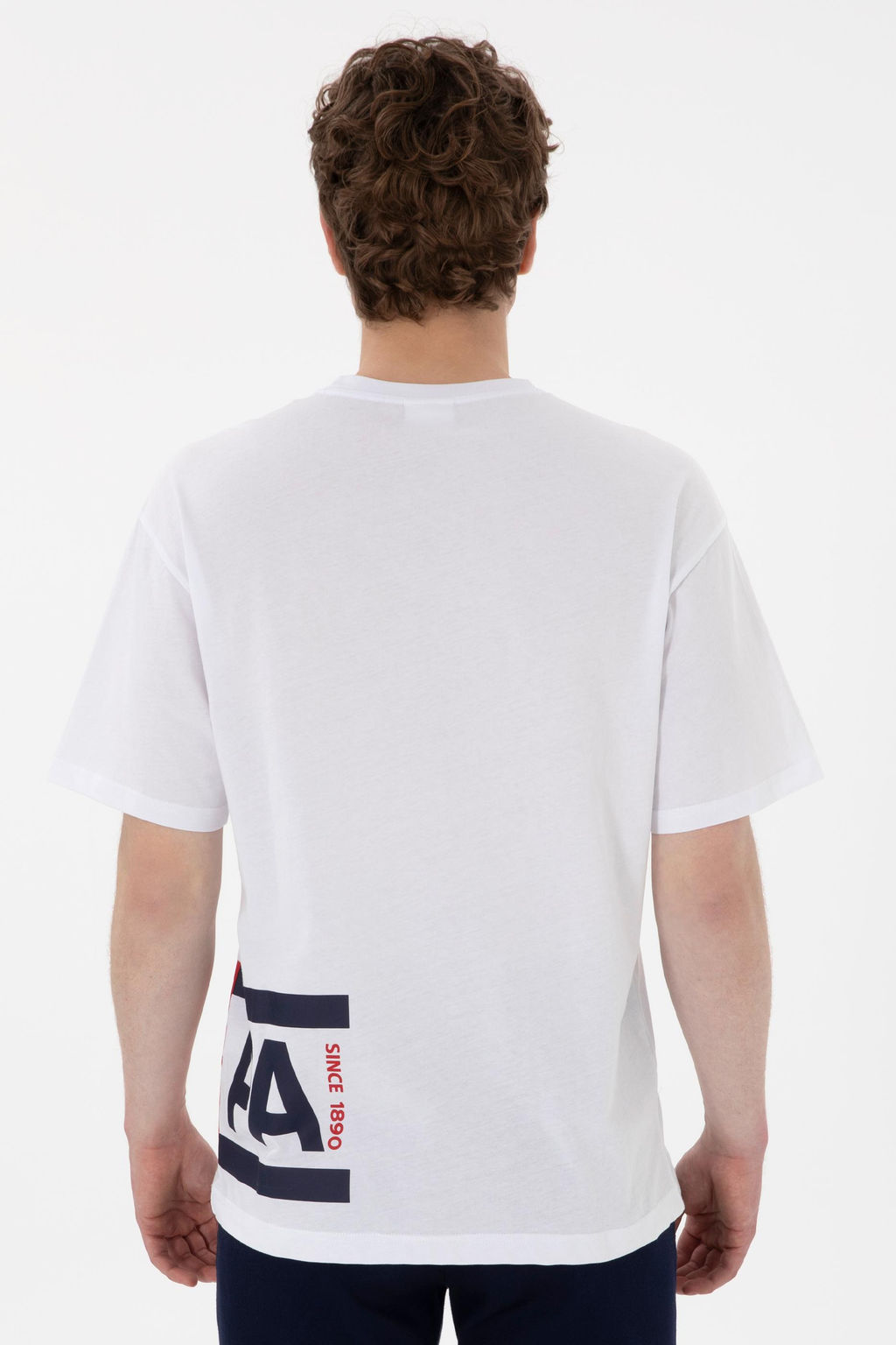 Erkek Bisiklet Yaka Beyaz Ti__rt Sepette S_rpriz _ndirim - U.s. polo assn фото 5