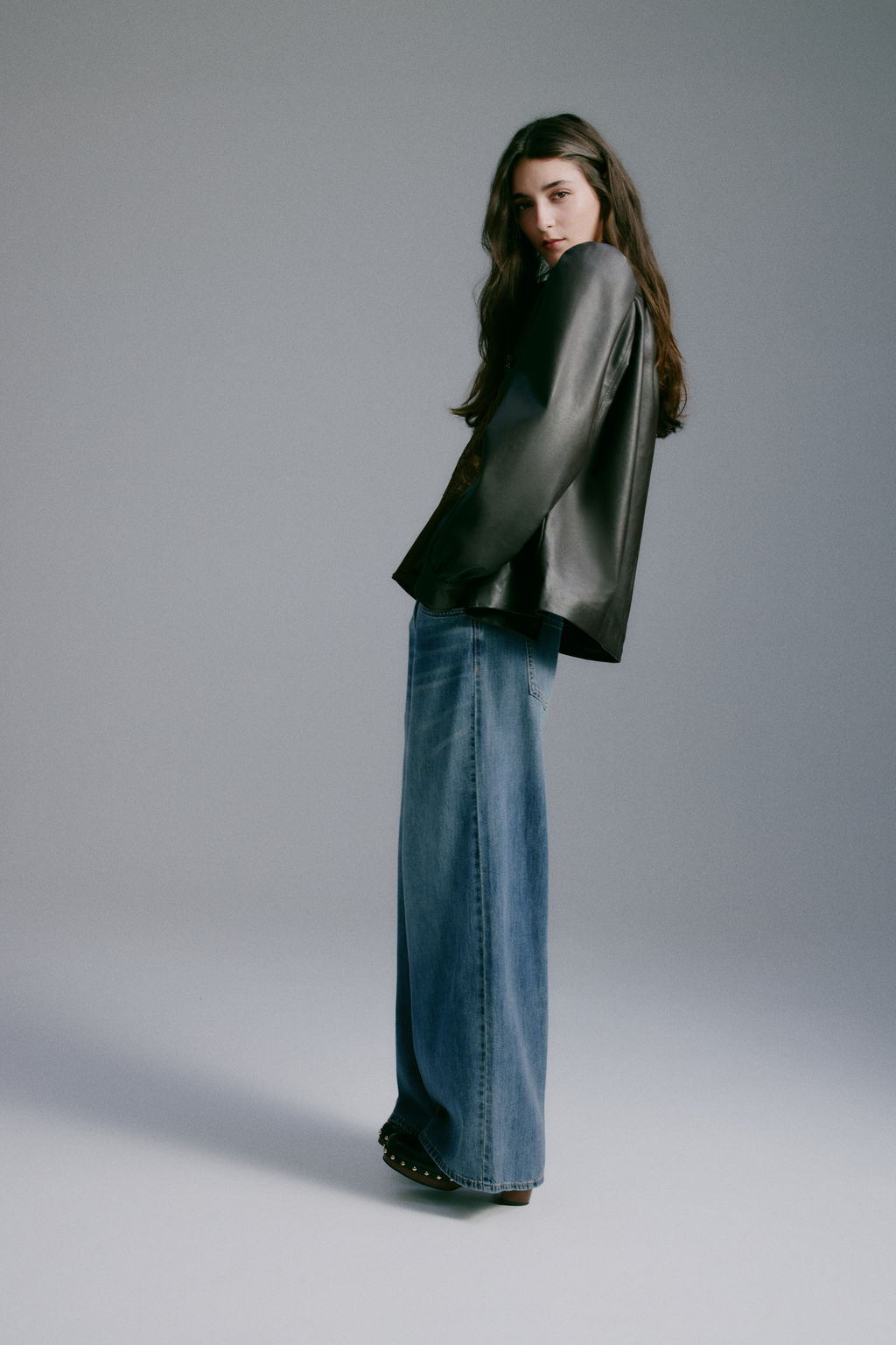 Wide Regular Waist Jeans - H&m фото 7