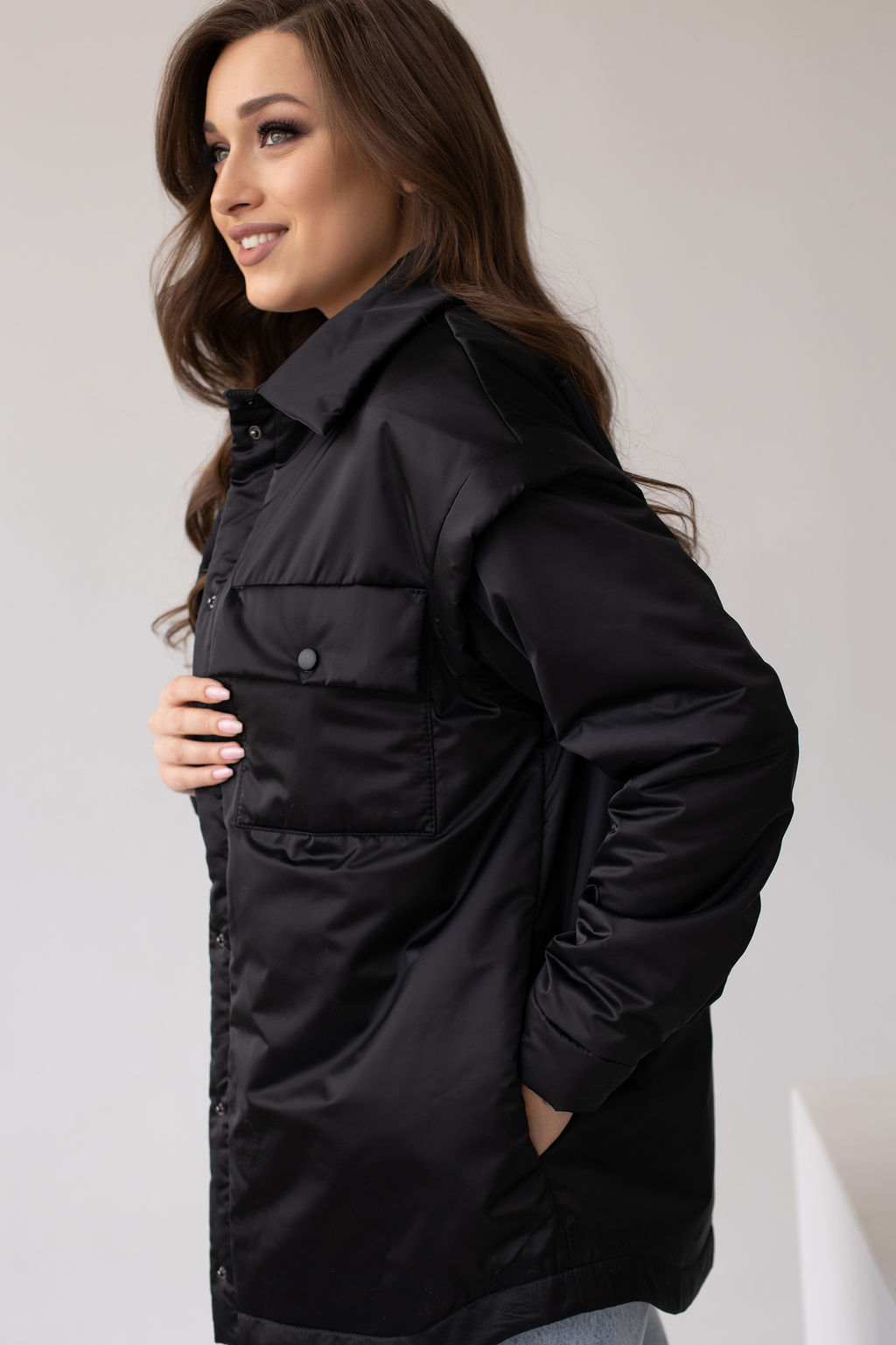 Куртка женская демисезонная 23983 (бежевый) - Kankan фото 13