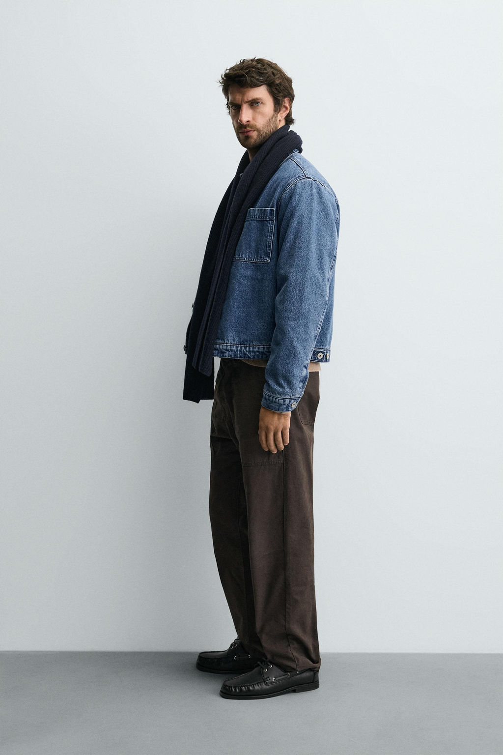 QUILTED DENIM OVERSHIRT