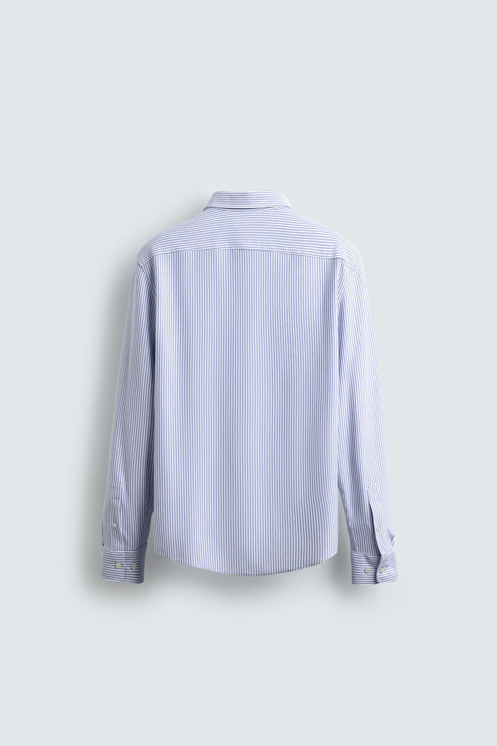 CAMISA REGULAR FIT / Azul / Blanco - Zara фото 7