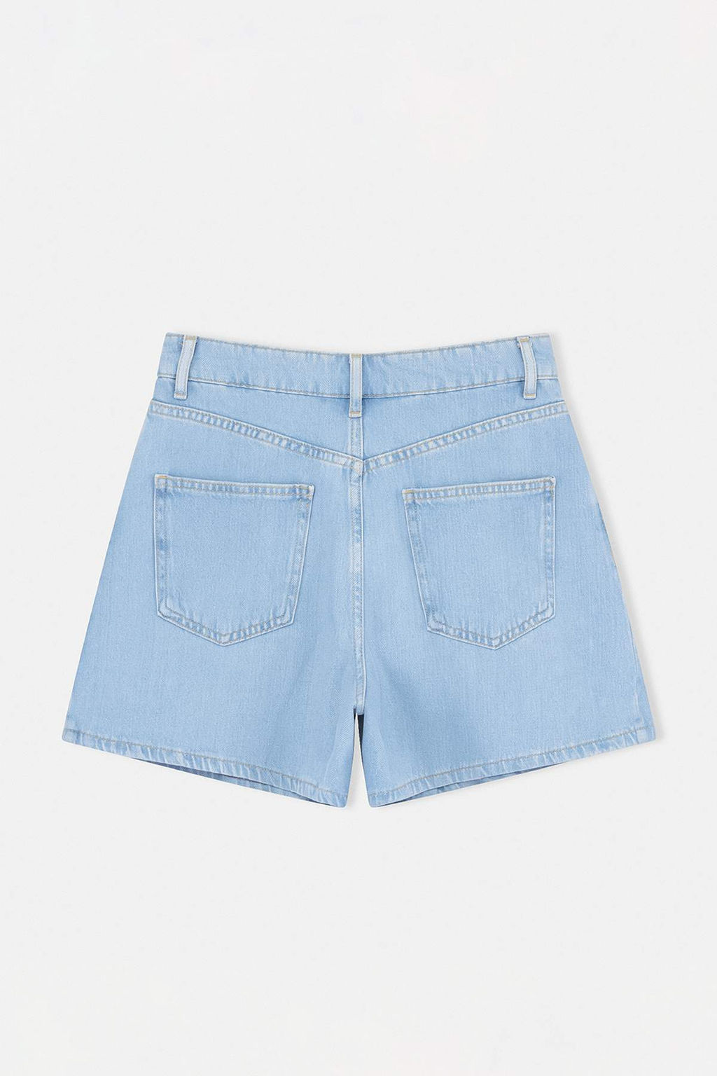 Mavi Pileli City Boy Denim Sort TWOSS26SR00167 - Trendyolmilla фото 2