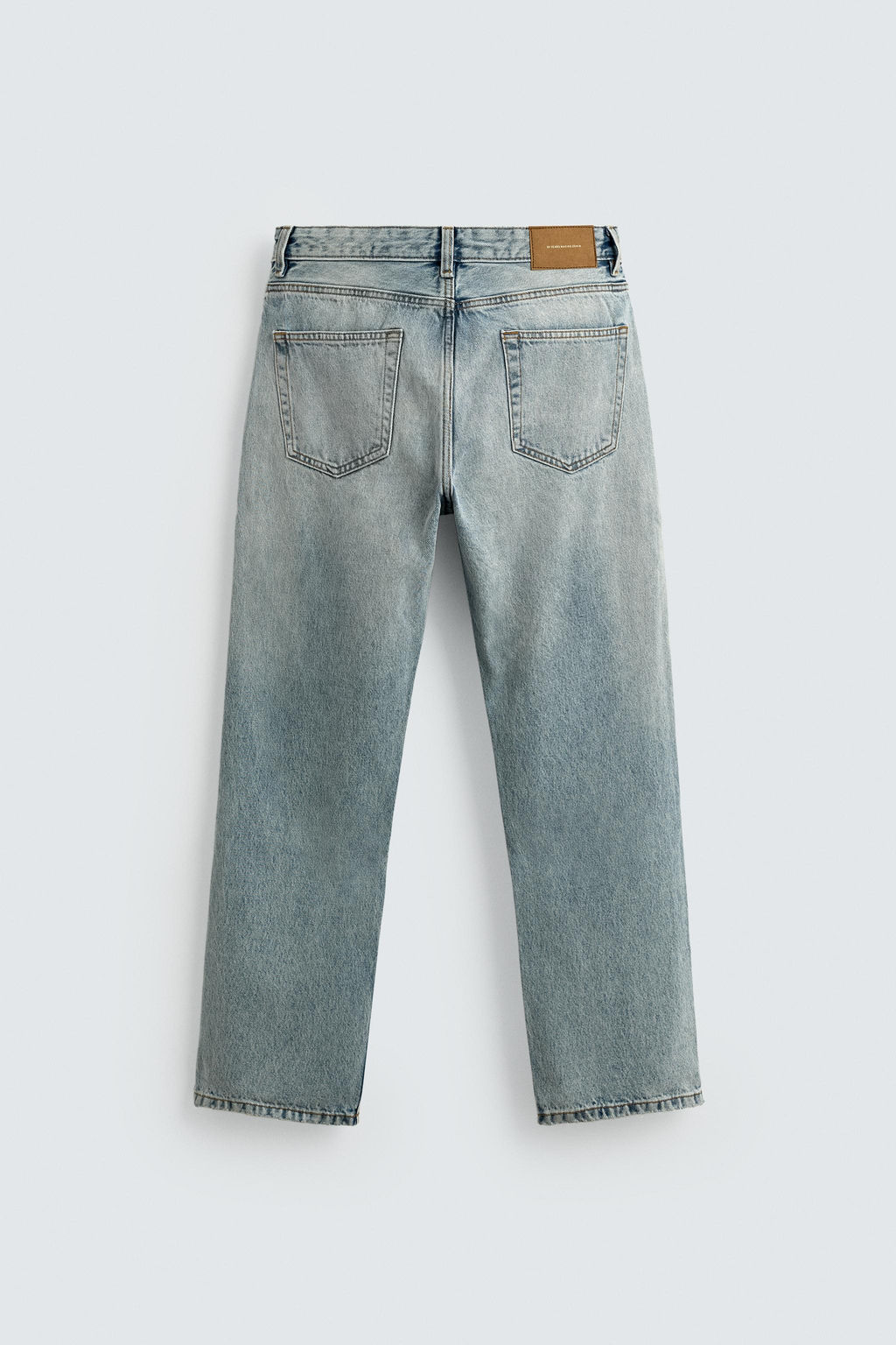 REGULAR STRAIGHT-LEG JEANS - Zara фото 8