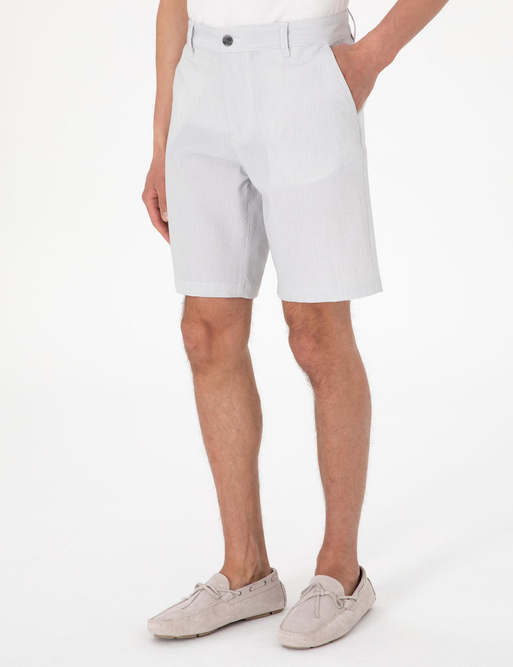 Gri Slim Fit Gofre Dokuma _ort - Pierre cardin фото 2